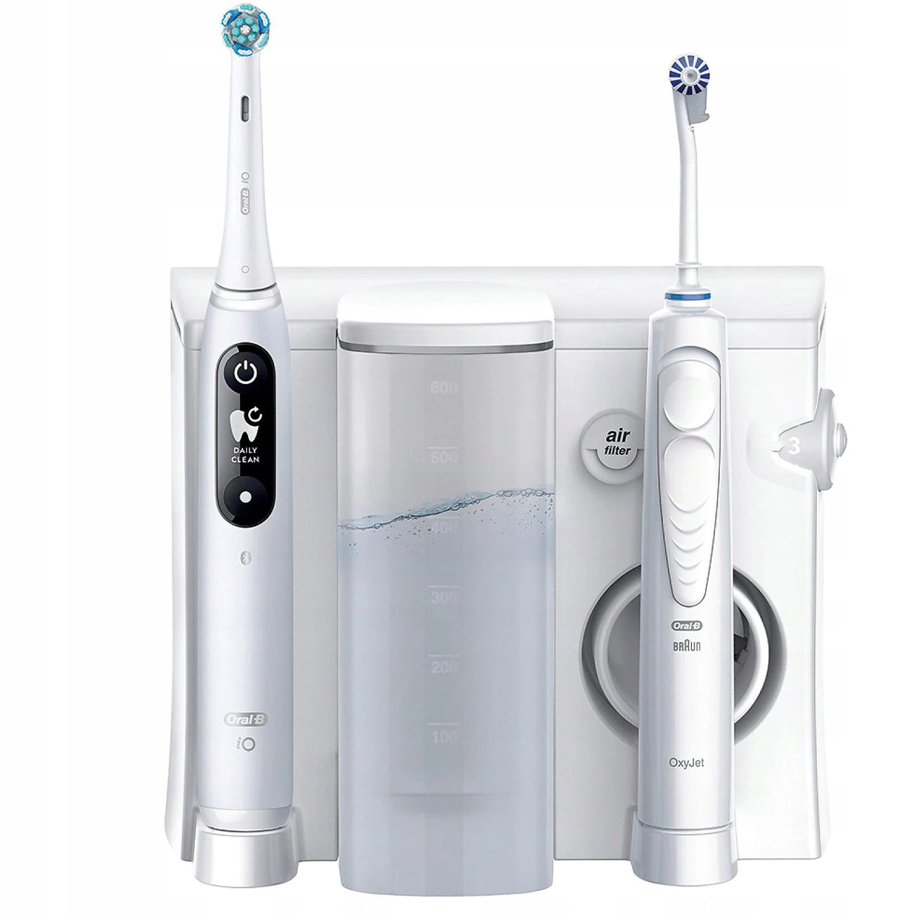 2x Oral-B iO6 electric toothbrush with OxyJet, rechargeable, 5 modes, 2 ends Brand Oral-B