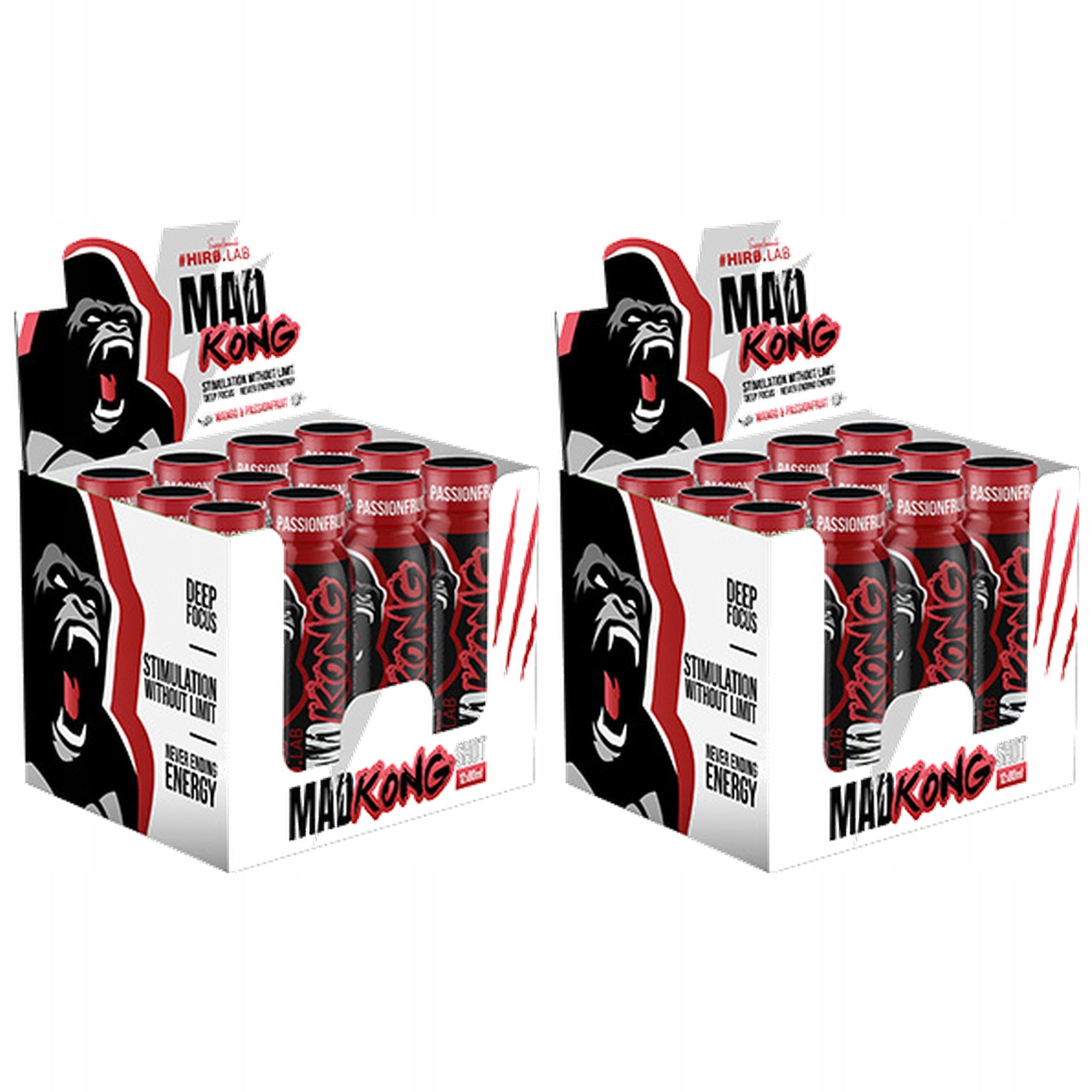 2x PRE-WORKOUT SHOT BETA-ALANINE CAFFEINE TAURINE CITRULLINE HIRO.LAB