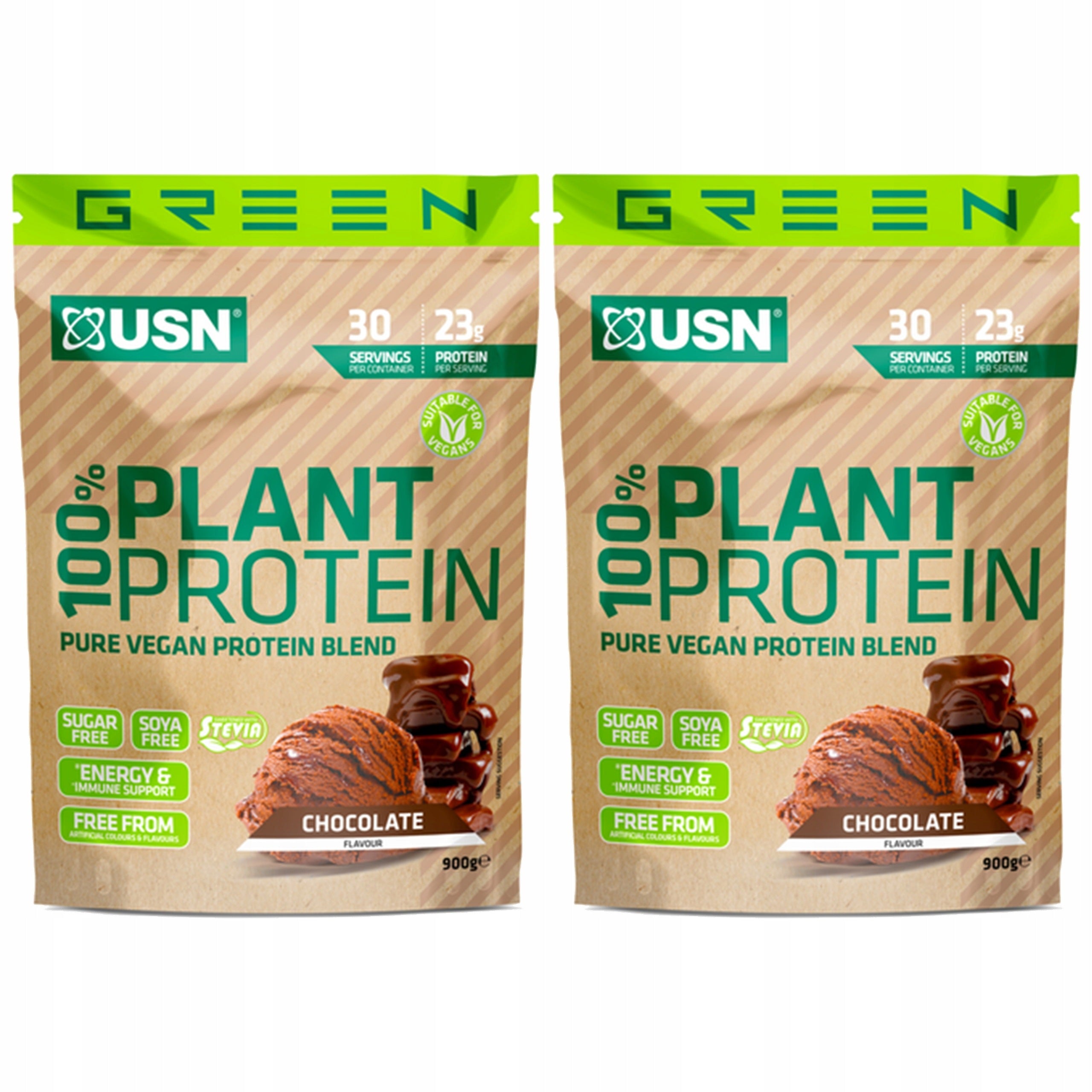 2x PROTEIN SUPPLEMENT FOR VEGAN PLANT PROTEIN 900 VEGAN