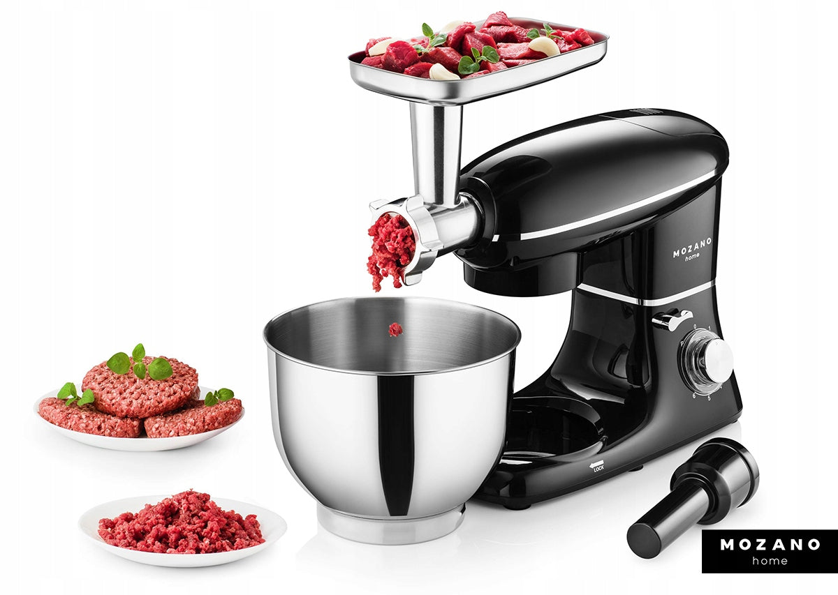 2x Planetary Food Processor Mozano Kitchen Assistant 8in1 6 2l 2000w Black Brand Mozano