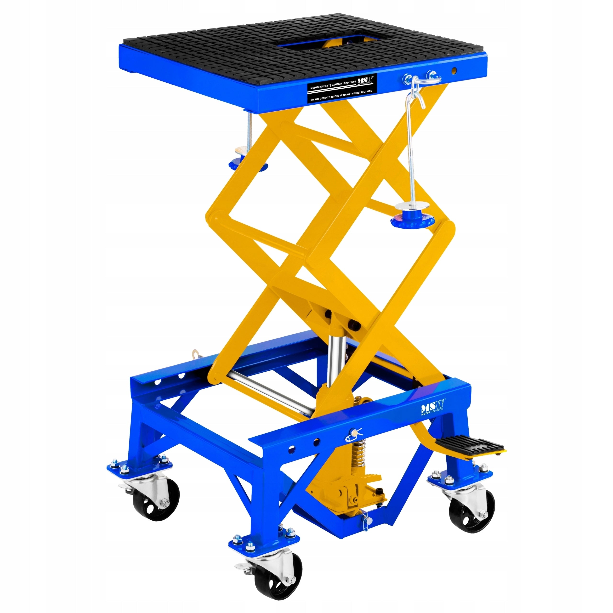 2x Platform lift motorcycle lift mobile on wheels for motorcycles 13