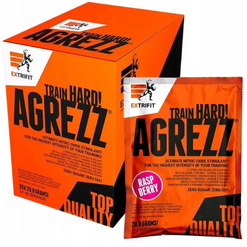 2x Pre-Workout AGREZZ Energy Strength Pump 20x20.8g Beta-Alanine EXTRIFIT Expiration date at least six months from the date of purchase