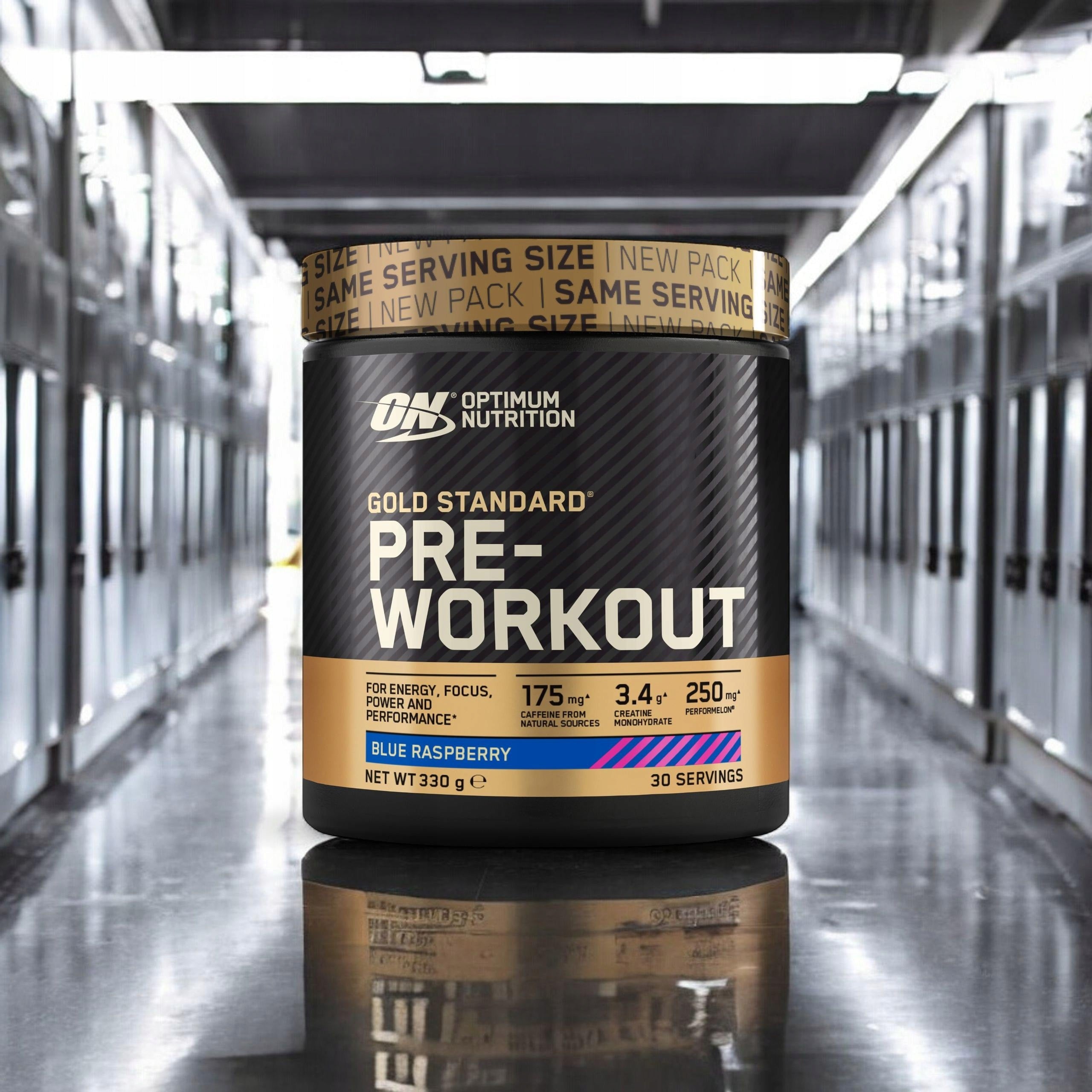2x Pre-workout Creatine Beta-Alanine Energy Strength 330g ON Gold Brand Optimum Nutrition