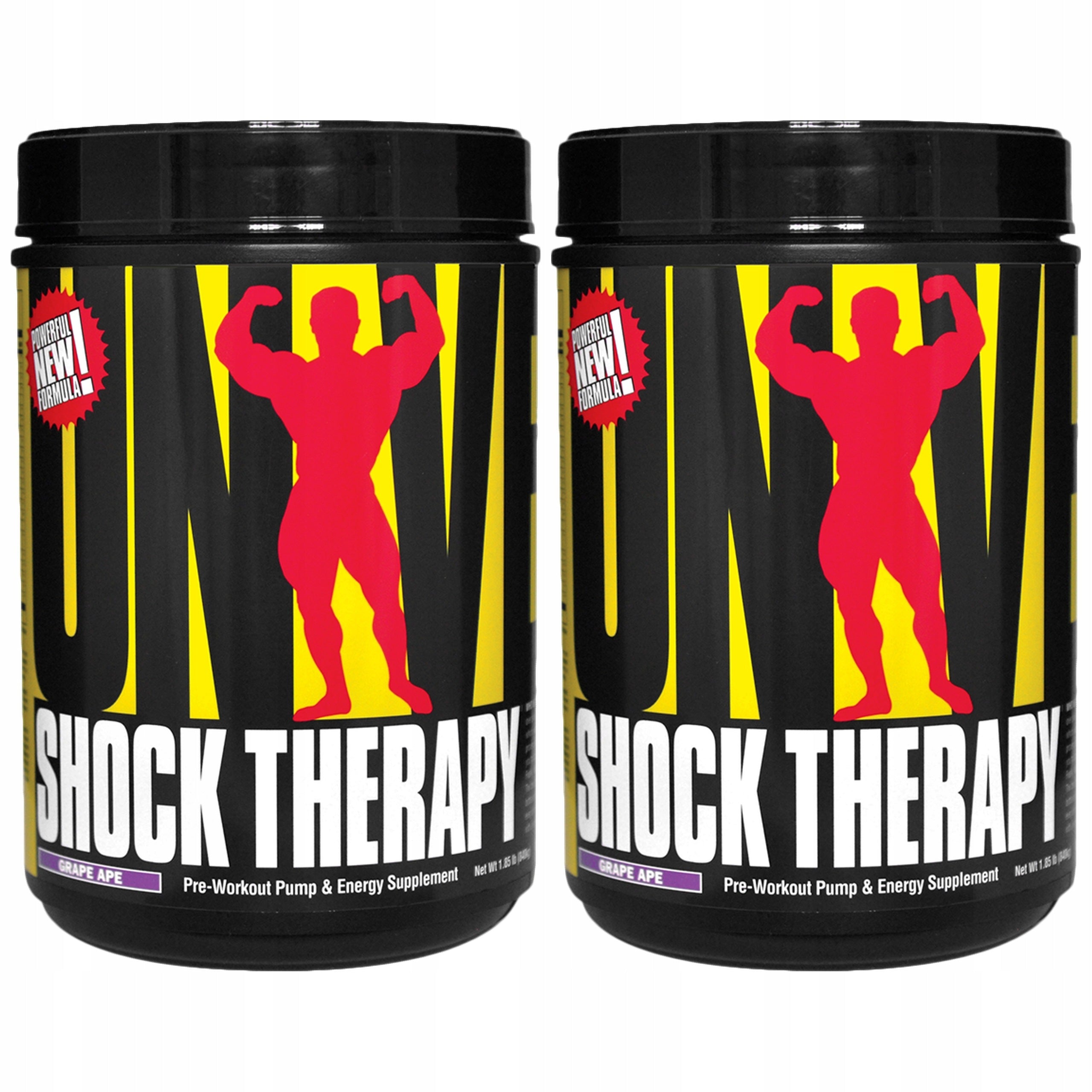 2x Pre-workout SHOCK THERAPY energy force pump creatine Universal 840