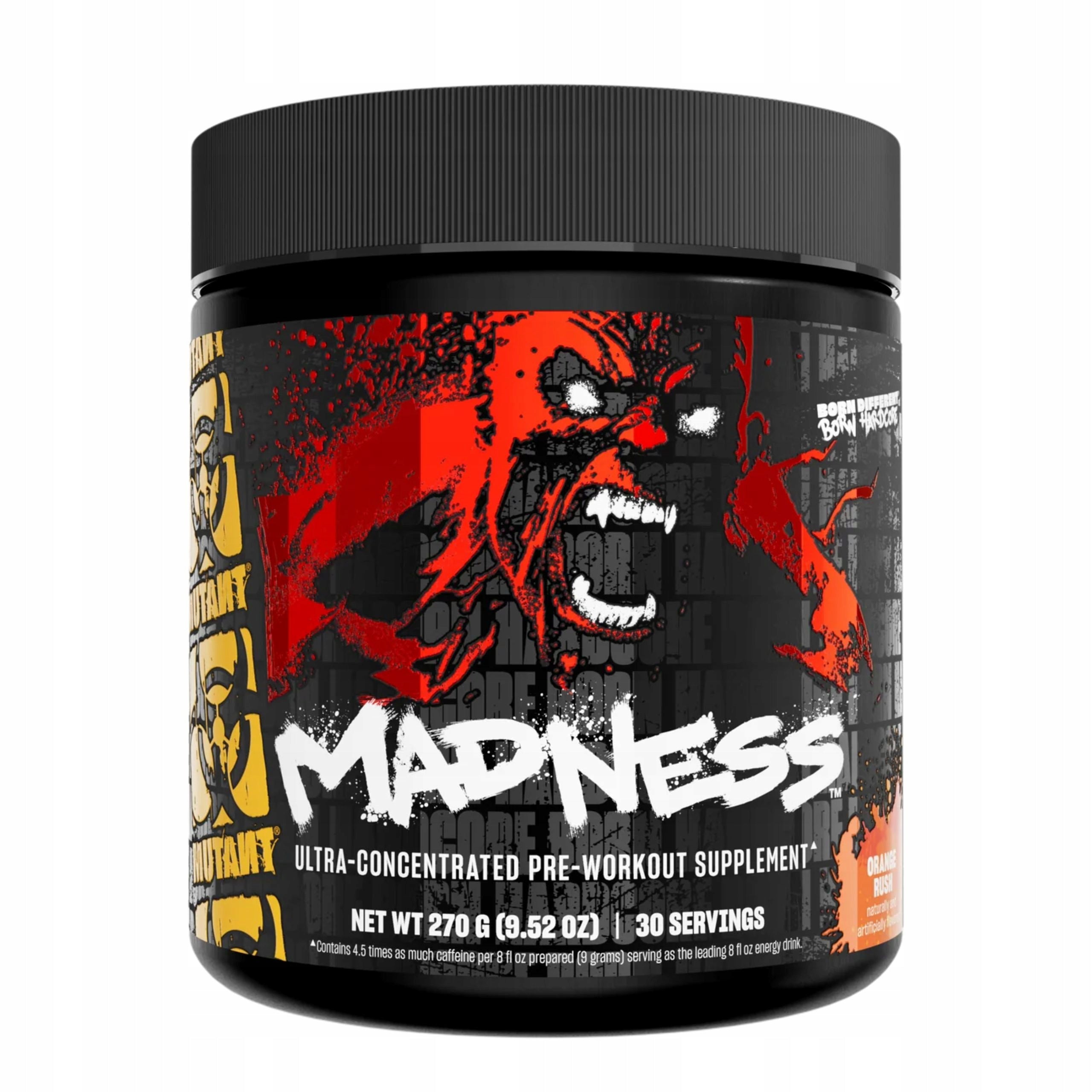 2x Pre-workout energy concentration pump Beta-Alanine caffeine MUTANT Expiration date at least six months from the date of purchase