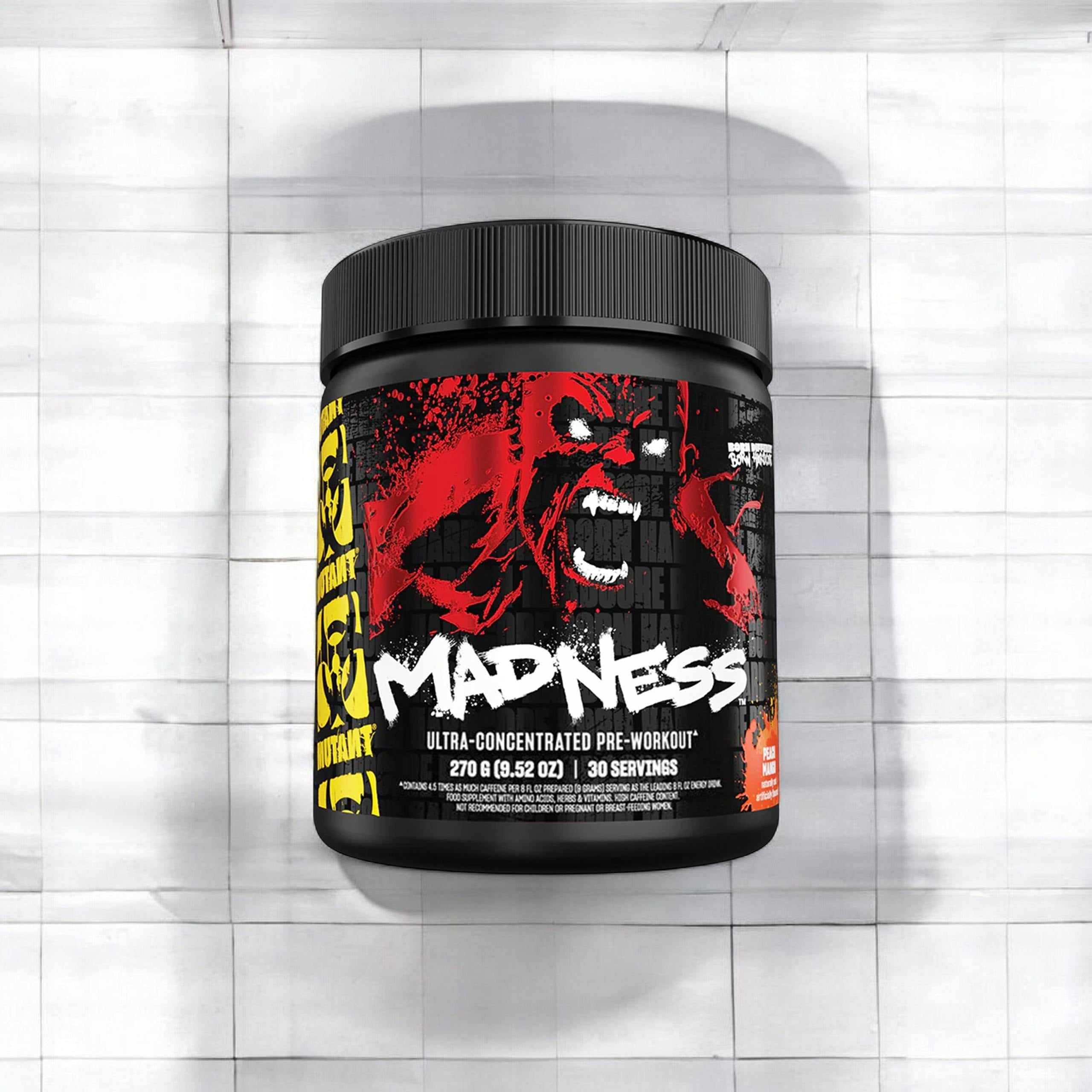 2x Pre-workout energy pump strength 270g MUTANT Madness New Brand Mutant