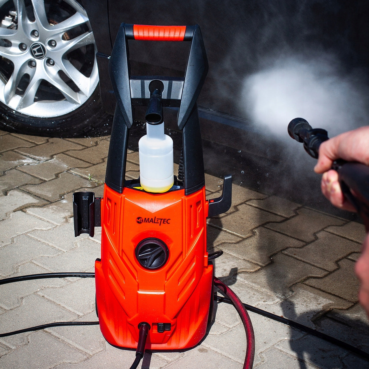 2x Pressure Washer Maltec Compact Samossaca Aluminum Pump Strong Tur Operating pressure 120 bar