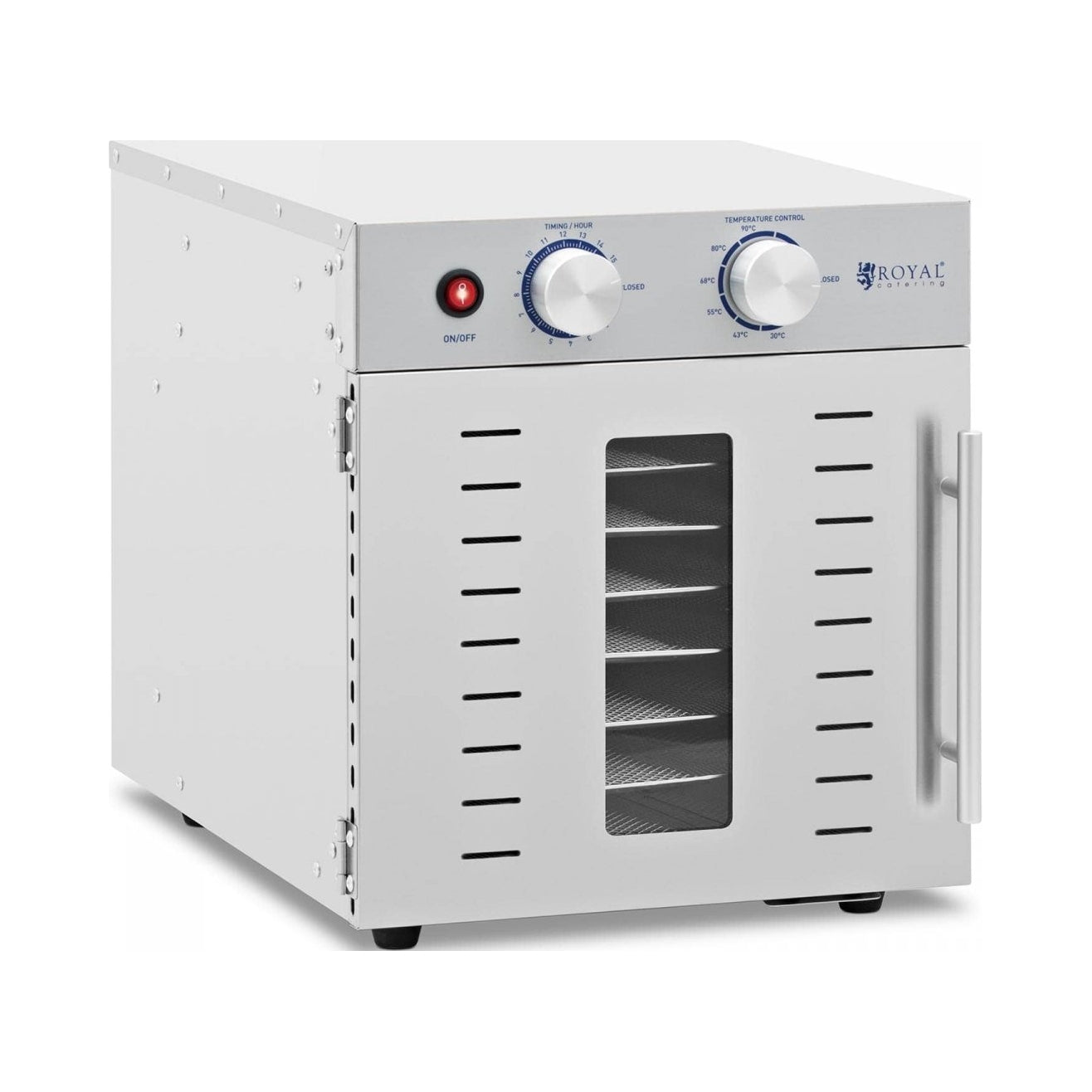 2x Professional Food Dehydrator Dryer 8 Grids 29x29cm 22L 800W