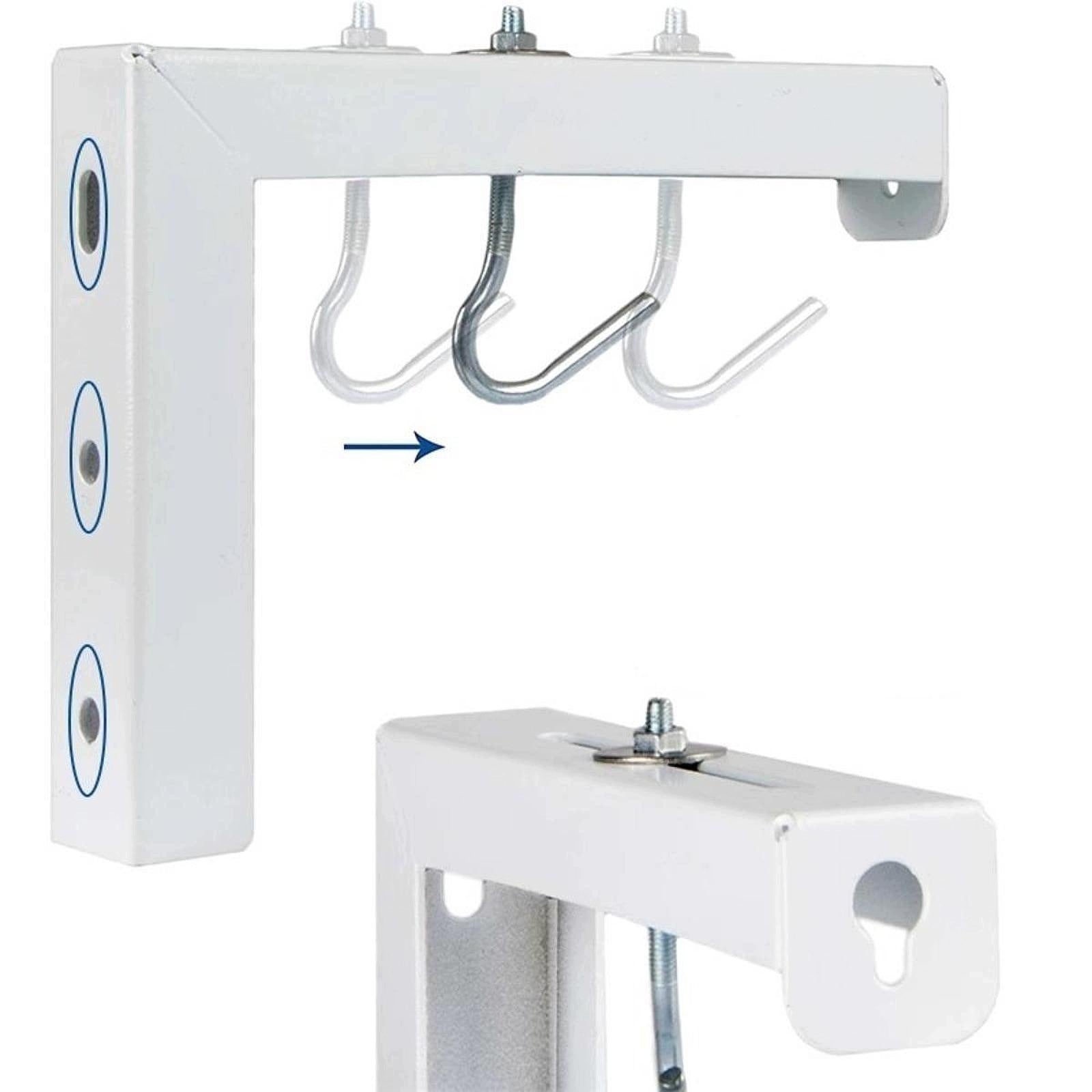 2x Projector Screen Ceiling Mount Metal Construction with Load bearing 30kg Model metal construction movie screens home theater