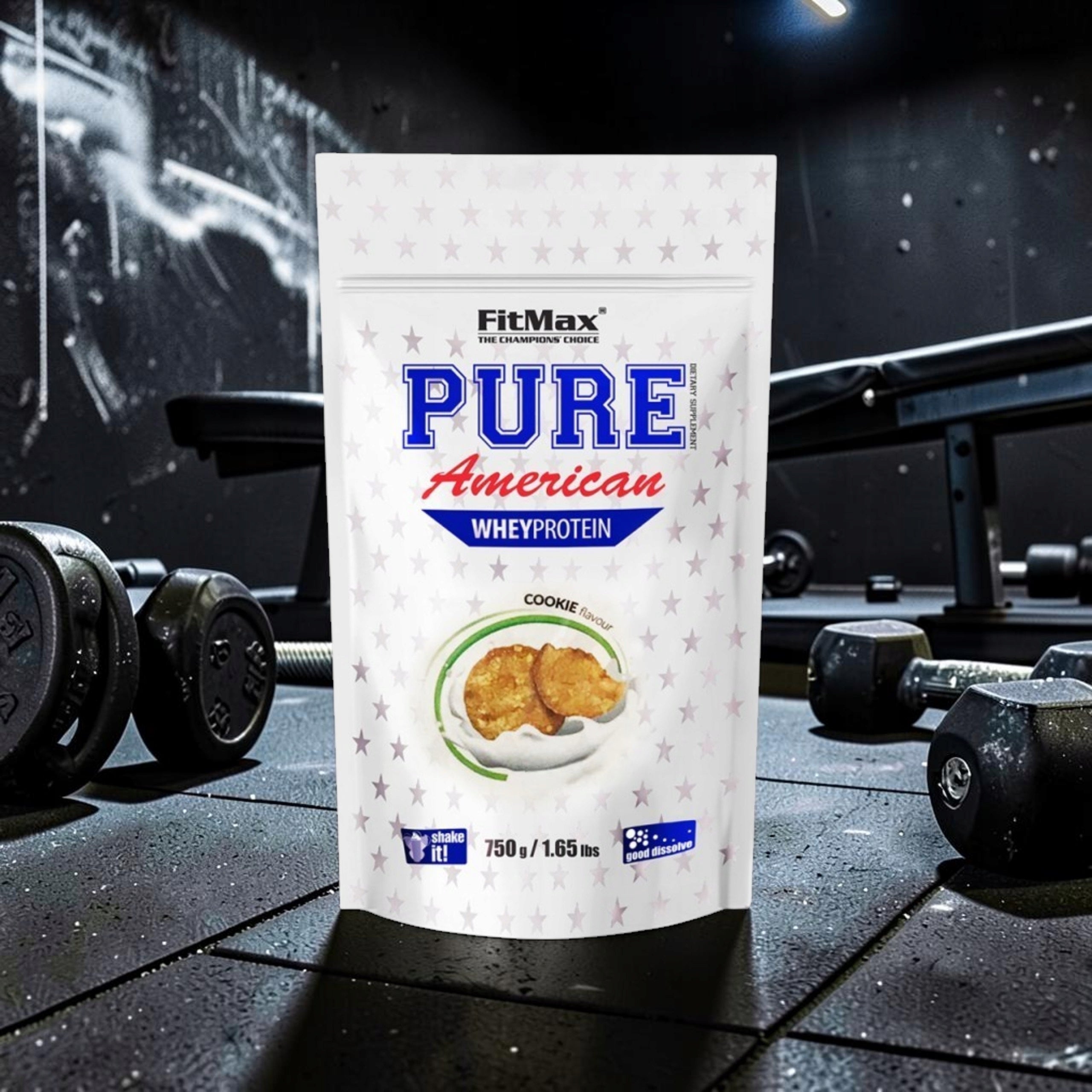 2x Protein Conditioner Pure American WPC 750g Muscle Mass Cookie FITMAX Brand FitMax