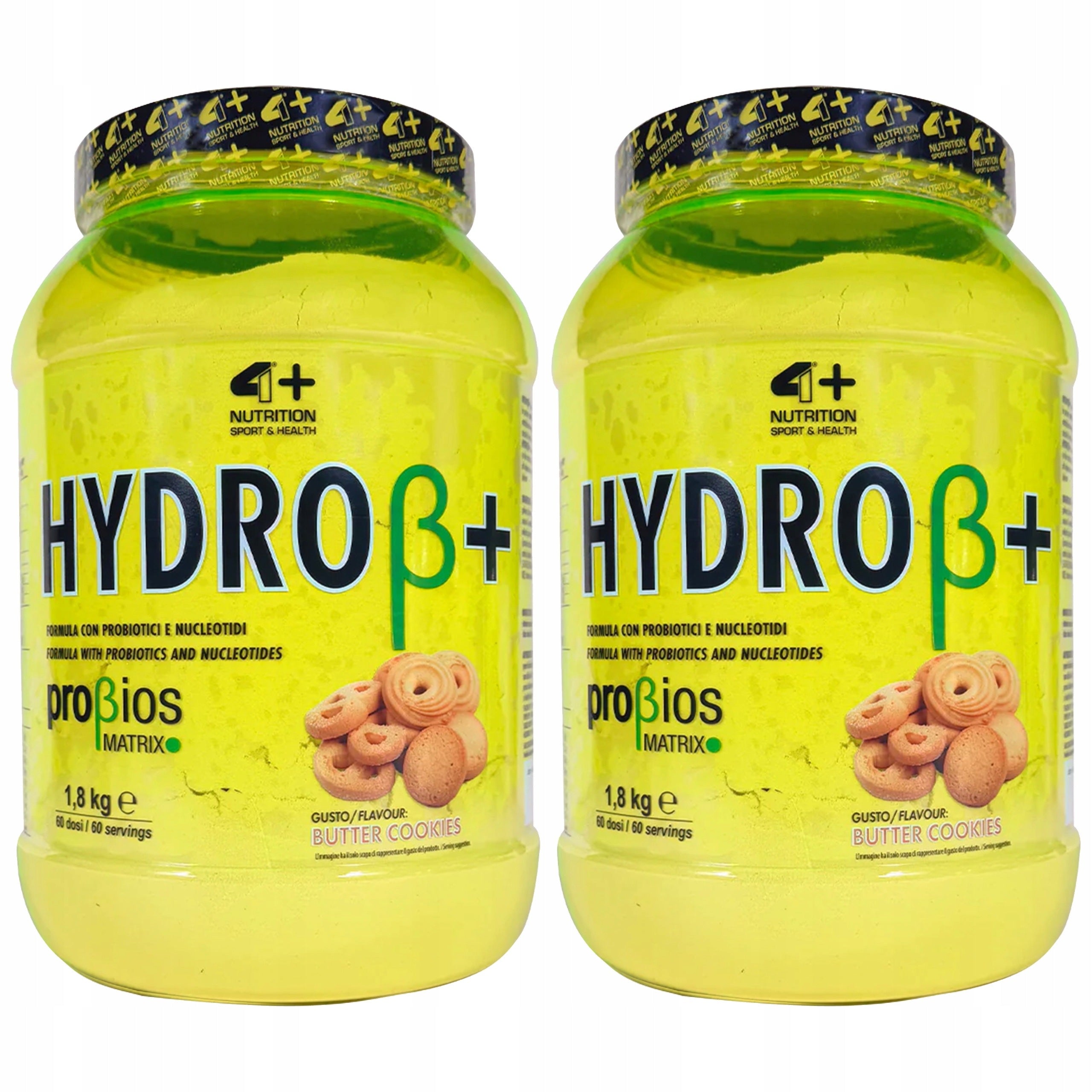 2x Protein Hydrolyzed Whey Probiotics Regeneration 1800g 4+ Nutritio