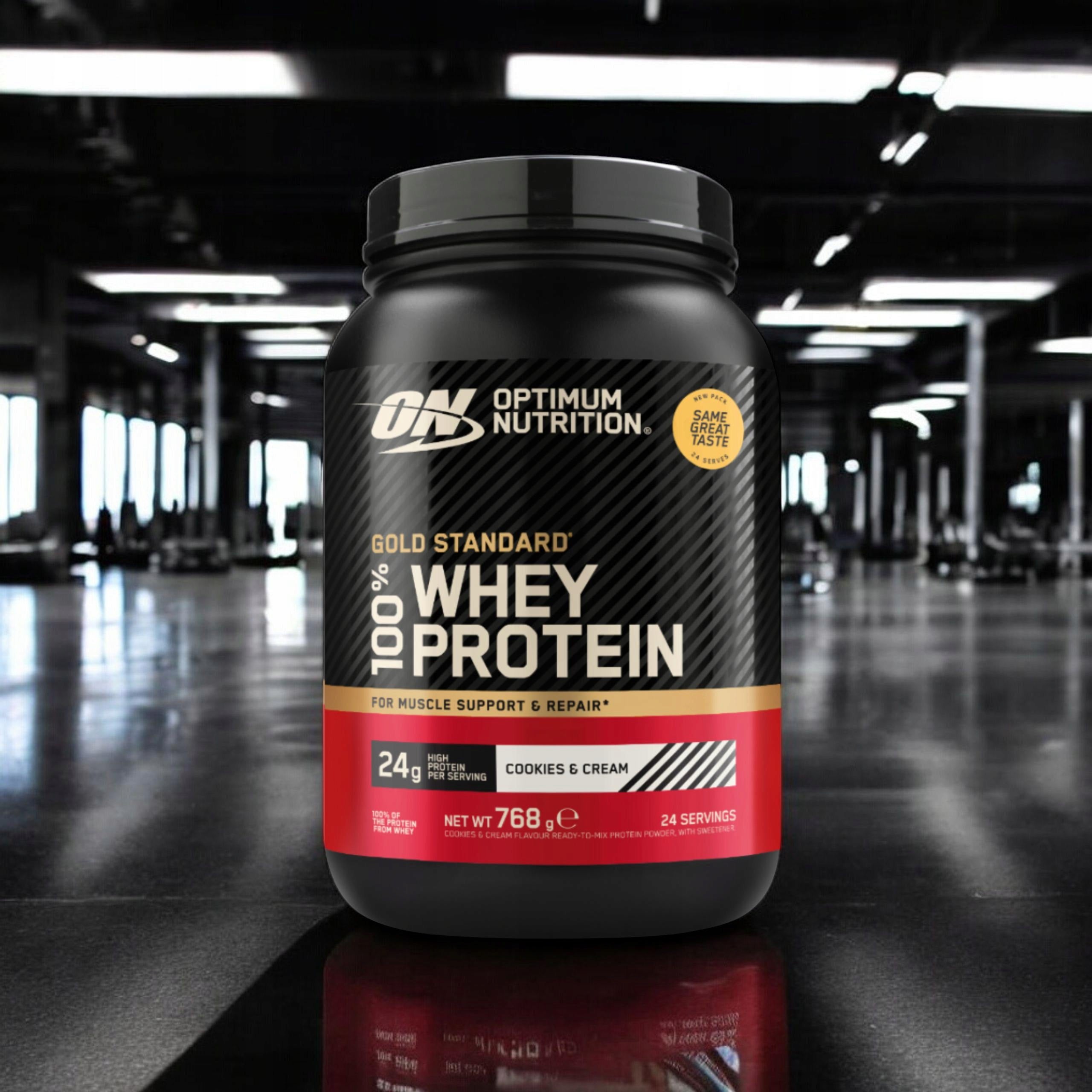 2x Protein OPTIMUM NUTRITION Gold Standard Whey 768g Cookie Cream WPC WPI 24 Brand Optimum Nutrition