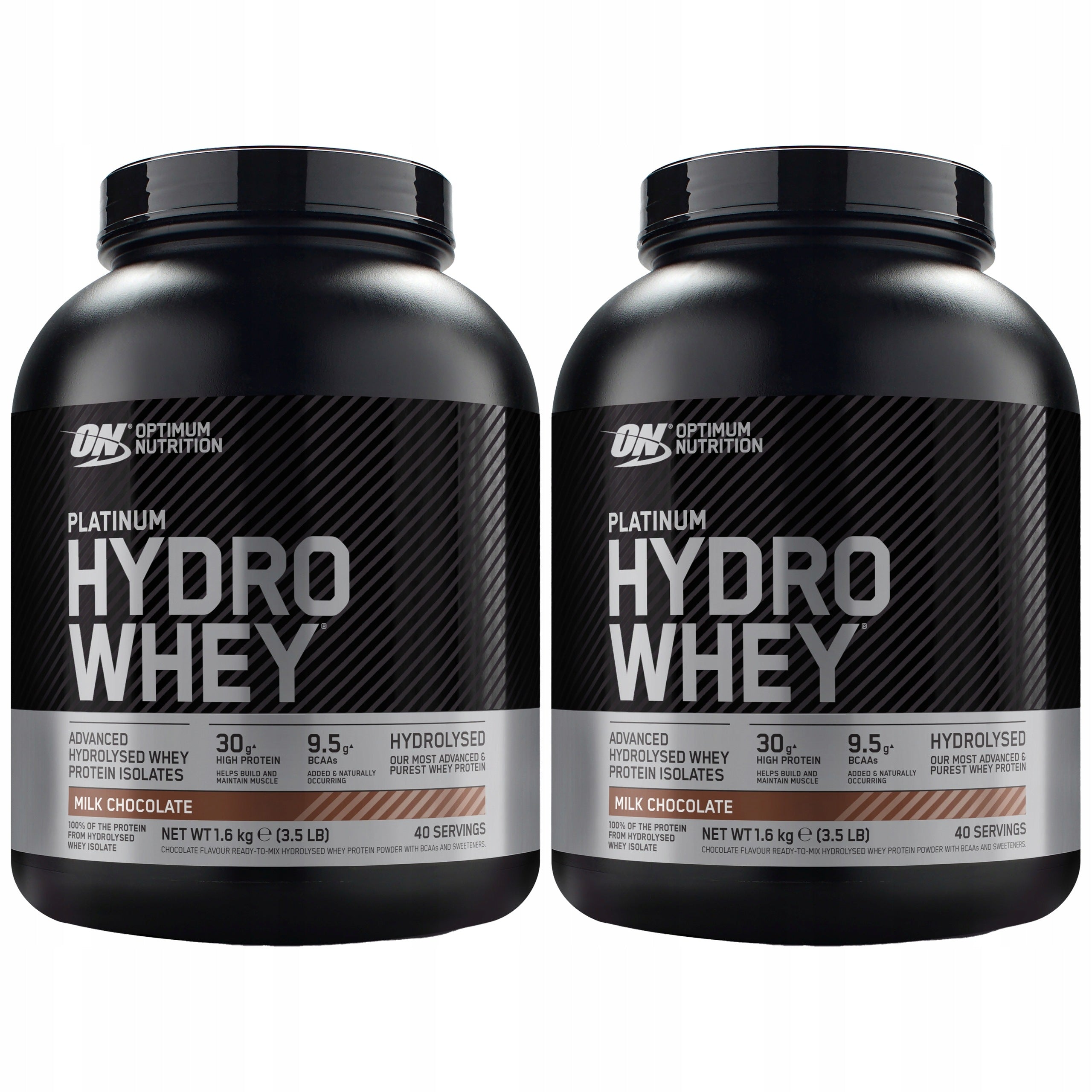 2x Protein OPTIMUM NUTRITION Platinum Hydro Whey 1600g WPH Hydrolyzate