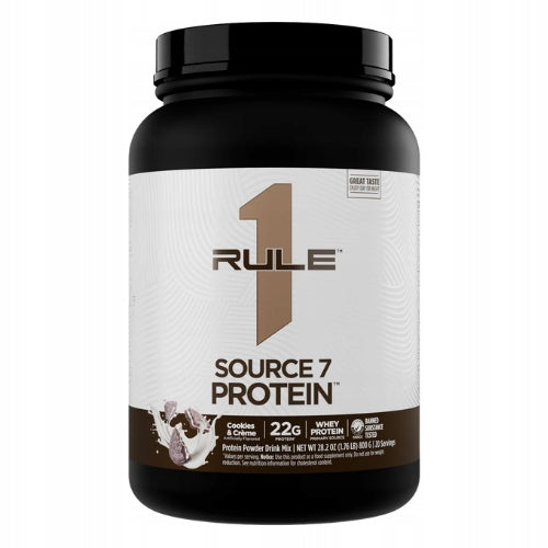 2x Protein Rule1 R1 Source 7 Protein 800g Conditioner Isolate WPC WPI Biscuit Expiration date at least six months from the date of purchase