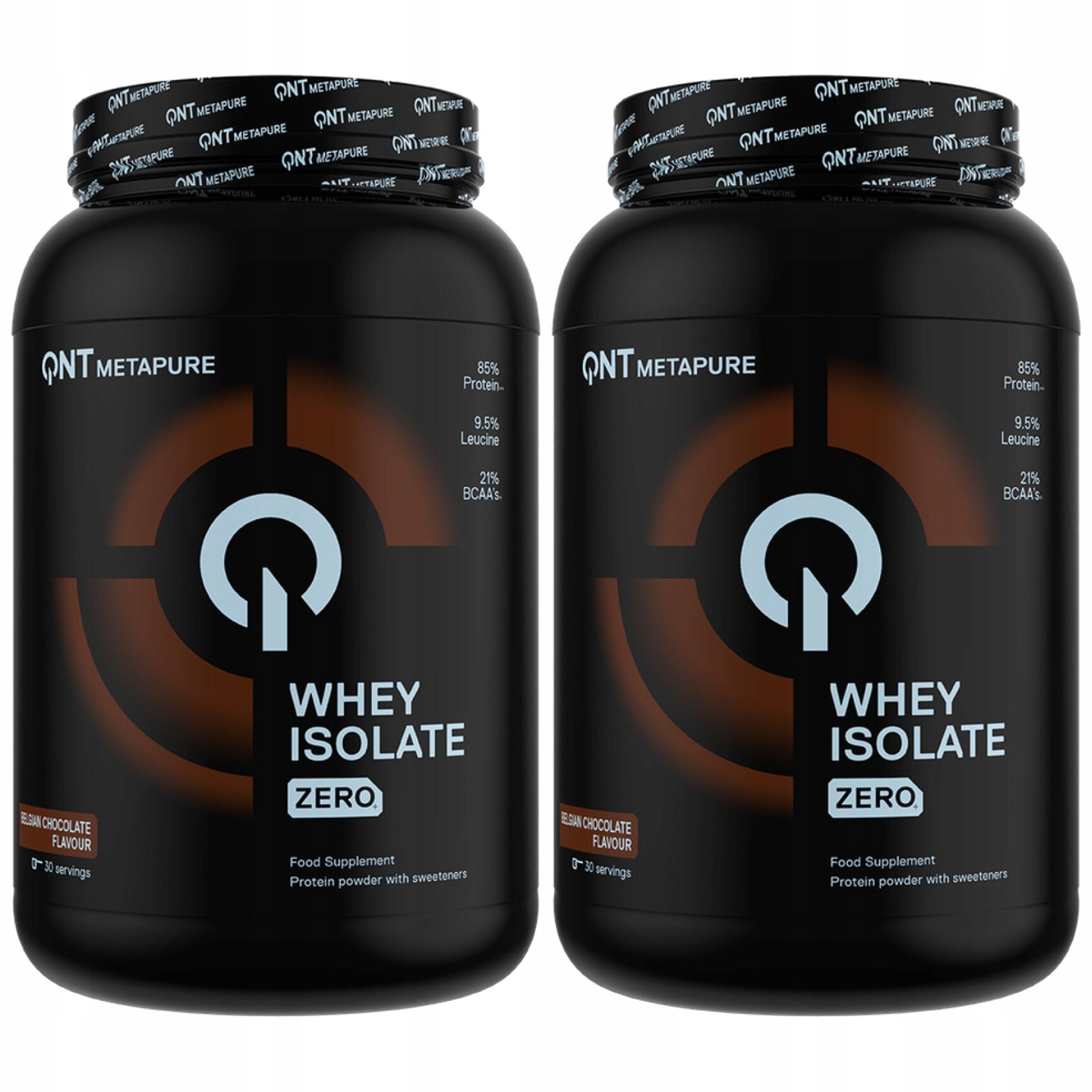 2x QNT METAPURE ZERO CARB 908g WPI WITHOUT CARBS