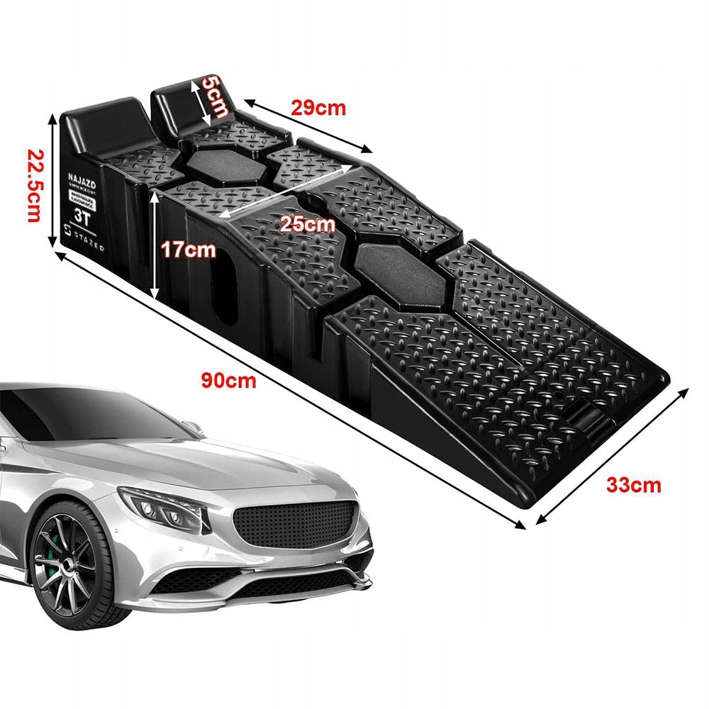 2x RAMP INVASIONS CAR DRIVEWAYS CAR INVASION RAMP 3T 3000KG Brand Stazer