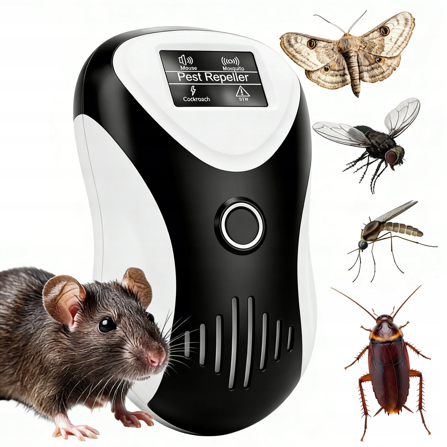 2x RAT RODENT MOUSE REPELLENT ULTRASONIC STRONG FOR GARAGE HOME