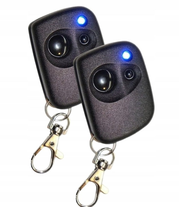 2x REMOTE CONTROL FOR GATE FIX 2 CHANNELS 433MHZ LED BATTERY INCLUDED REPLACEMENT
