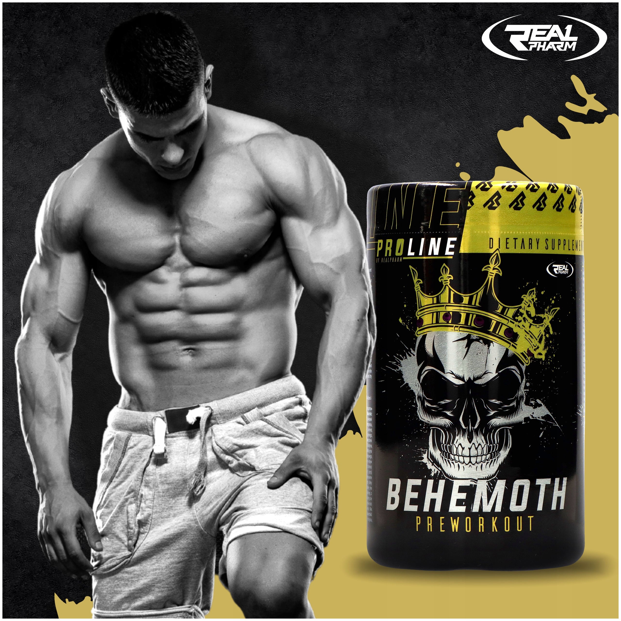 2x Real Pharm Behemoth 500g CONDITIONER PRE WORKOUT PUMP Brand Real Pharm
