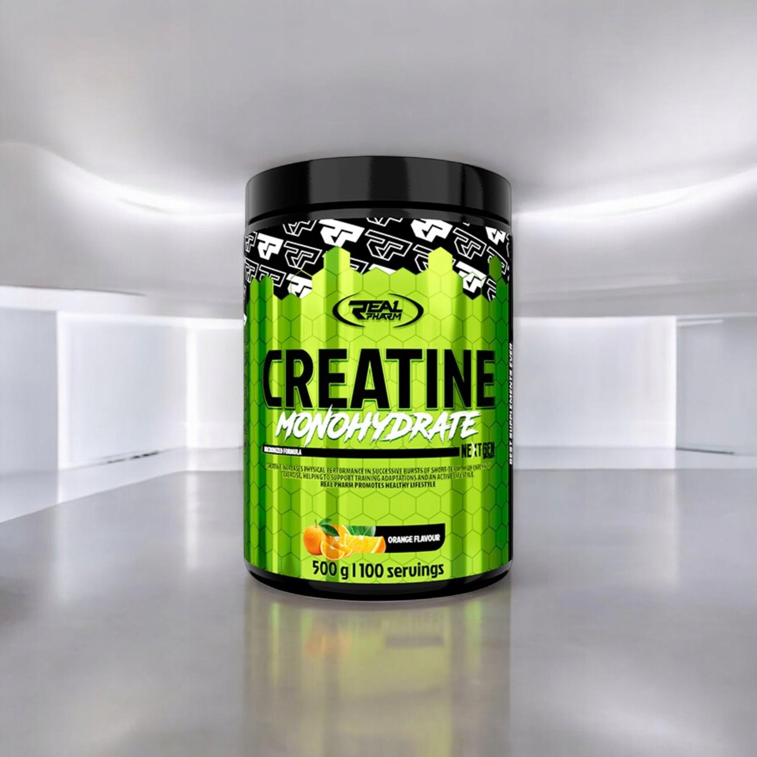 2x Real Pharm CREATINE MONOHYDRATE 500g Highest Strength Fast Regeneration Brand Real Pharm