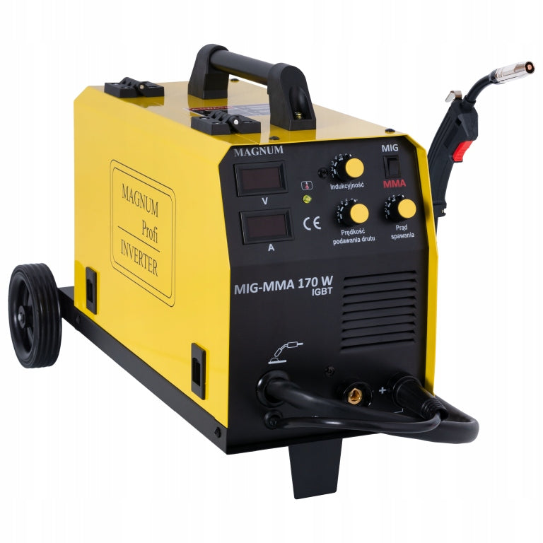 2x SEMI-AUTOMATIC WELDING MACHINE MAGNUM MIG 170W MMA IGBT - WELD MI170W
