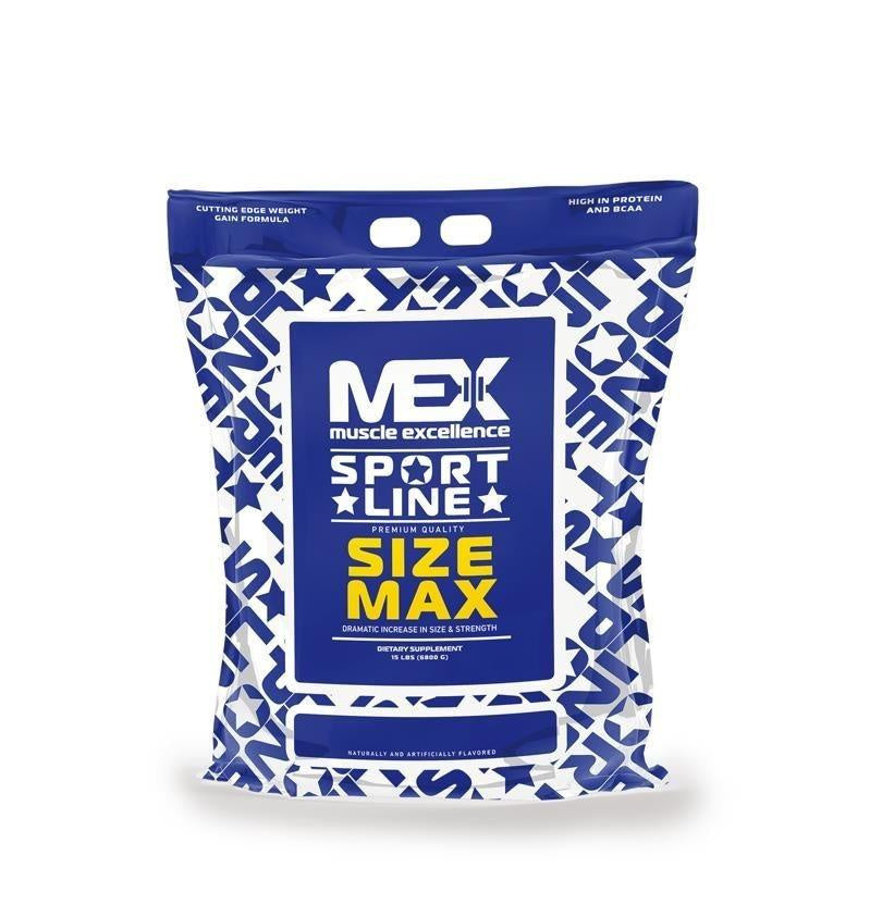 2x SIZE MAX 6800g Gainer Protein Muscle Mass Carbohydrates BCAA Vanilla Expiration date at least six months from the date of purchase