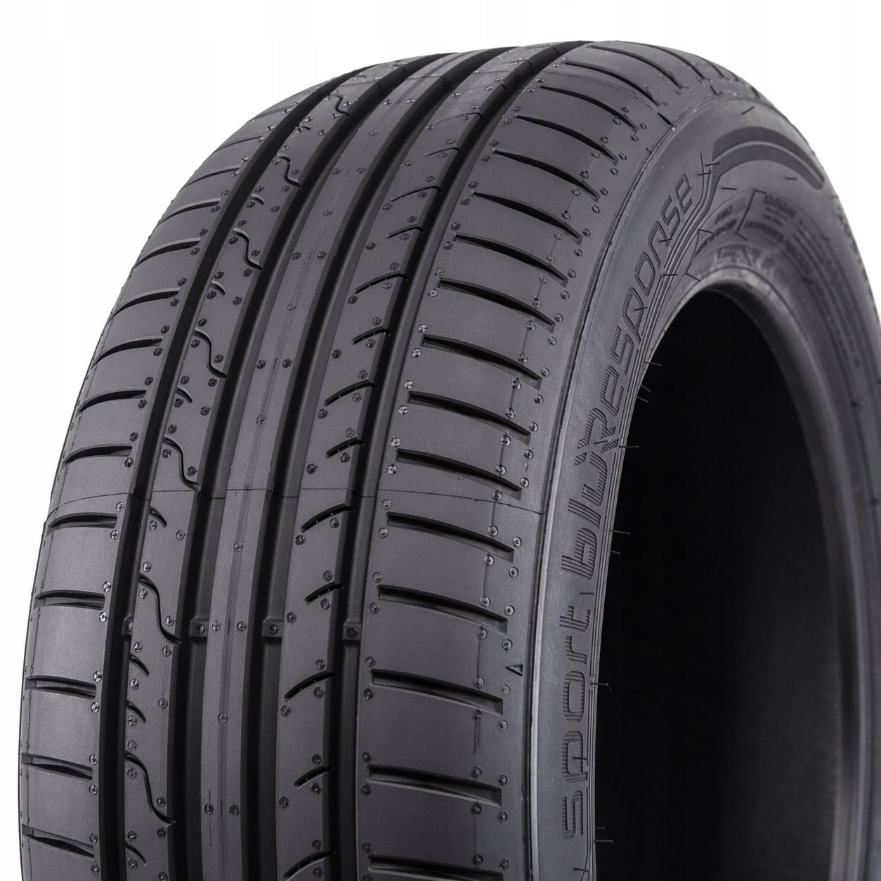 2x SUMMER TYRES 205/55R16 Dunlop BLURESPONSE 91V