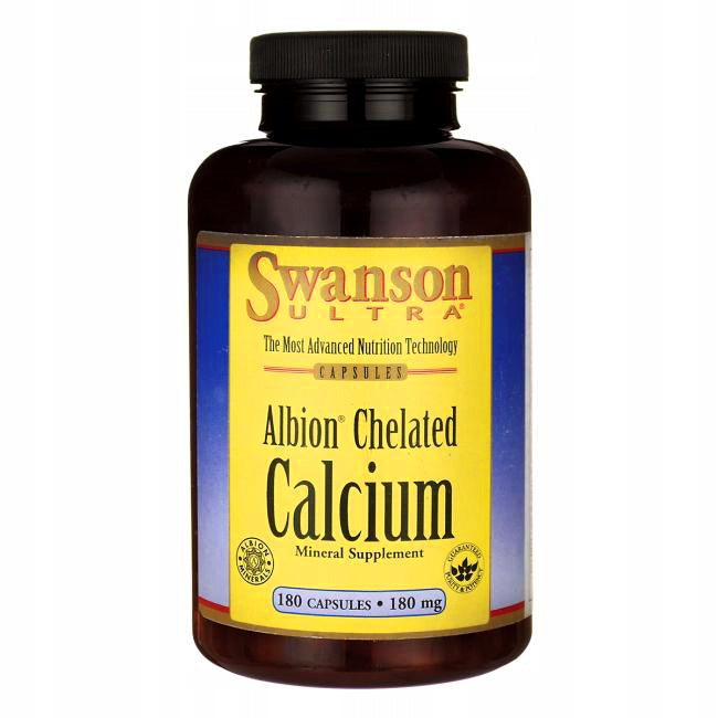 2x SWANSON Albion Chelate Calcium Glycinate TRAACS Vitamin D3 180K Packaging status original