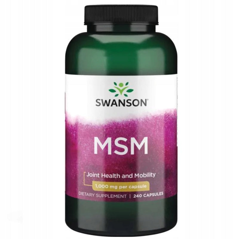 2x SWANSON MSM 1000 mg Methylsulfonylmethane Organic Sulphur 240 kaps. Medical device no