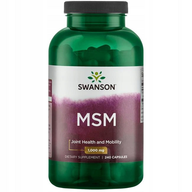 2x SWANSON MSM 1000 mg Methylsulfonylmethane Organic Sulphur 240 kaps. Packaging status original