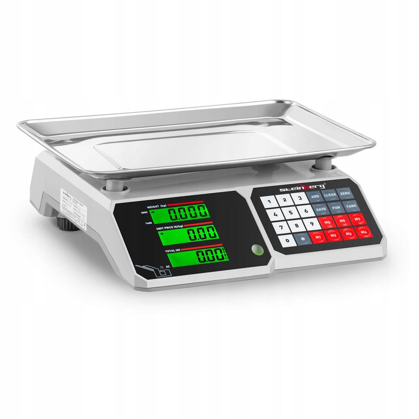 2x Shop grocery scale counting with memory and SBS- counting function