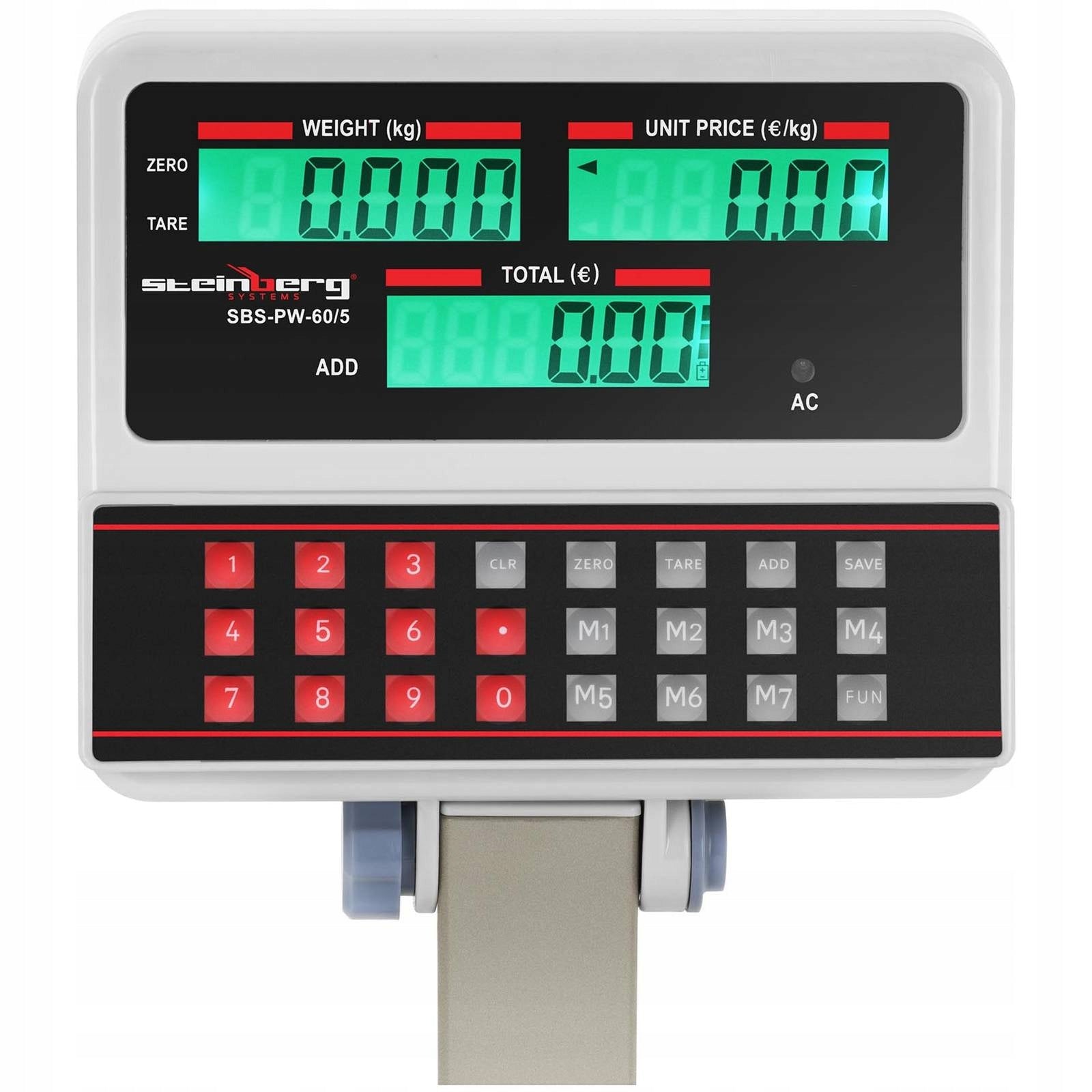 2x Shop scale platform SBS-PW-60 LCD up to 60kg Manufacturer code SBS-PW-60/5