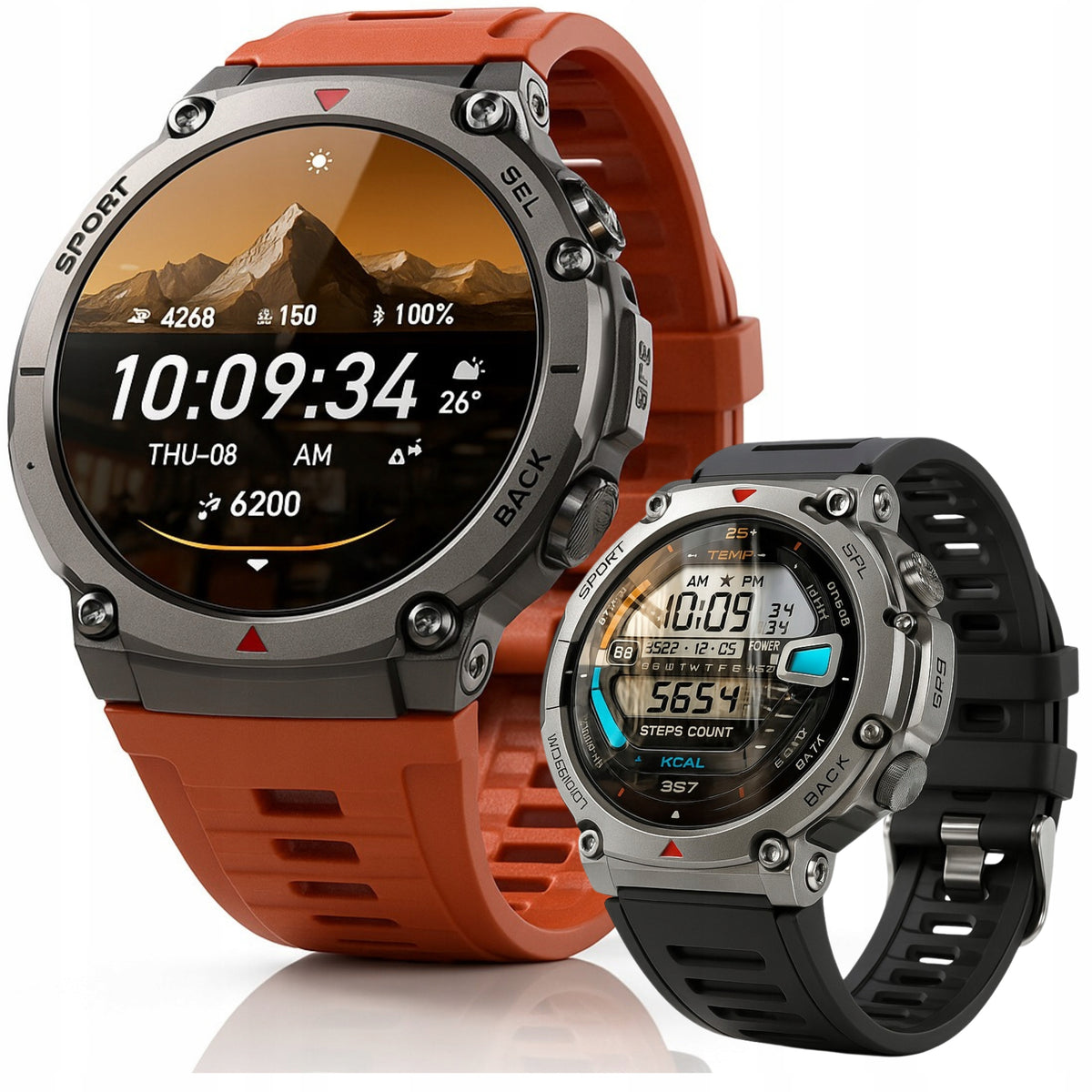 2x Smartwatch Elonix Dm58 Black
