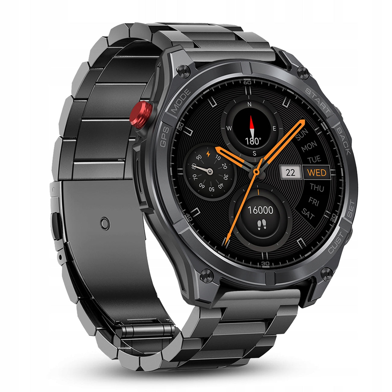 2x Smartwatch Jg Smart Men's Outdoor Gps Amoled Black Ip69k Model other