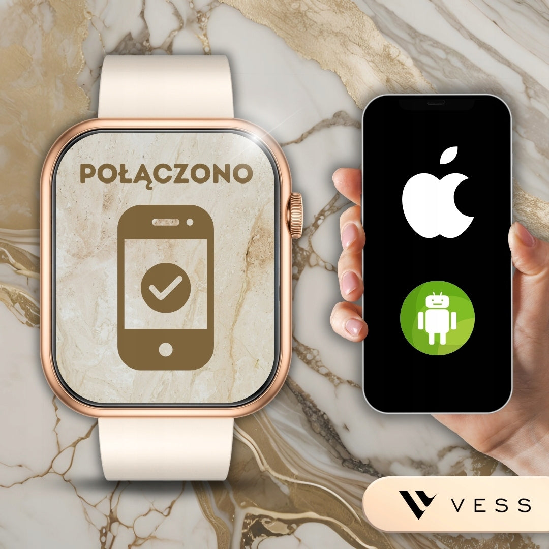 2x Smartwatch Vess K7pro Gold Model other