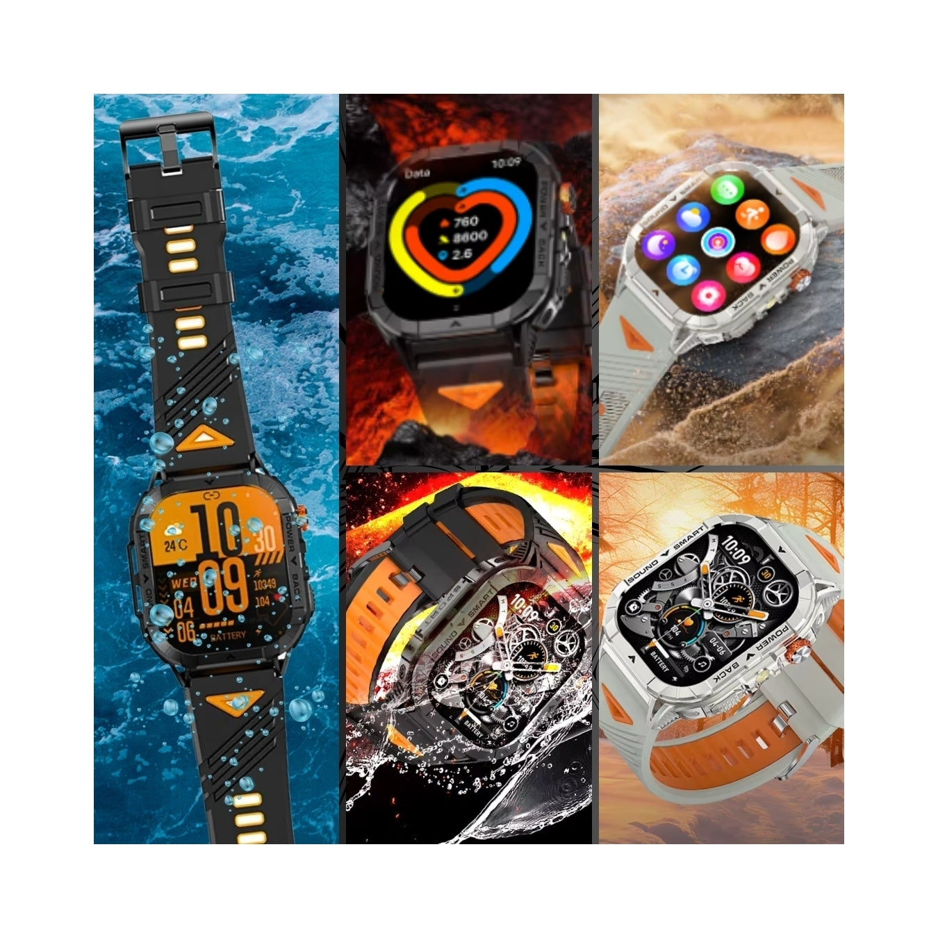 2x Smartwatch Vess Smartwatch Vess K70a Black