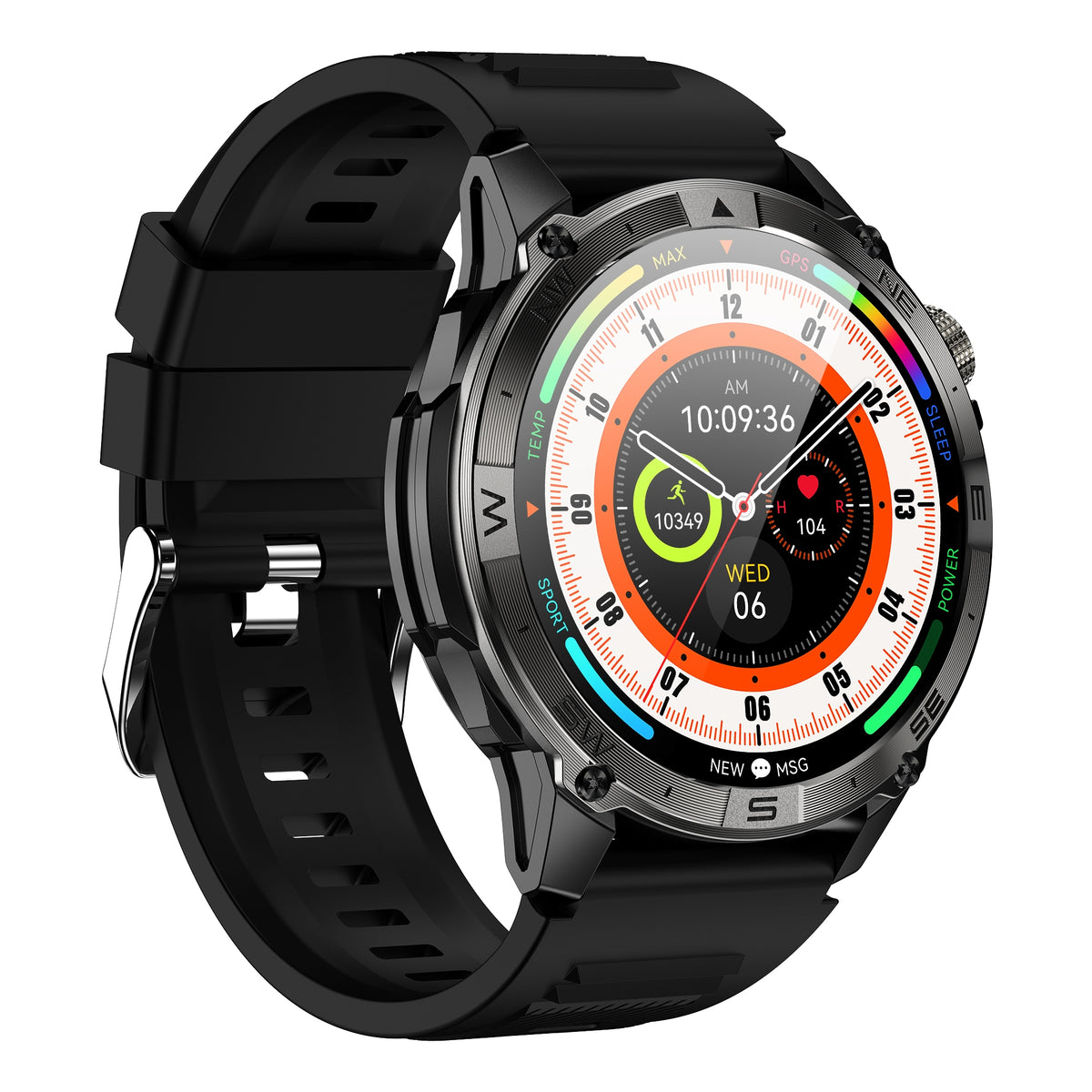 2x Smartwatch Wenom Explorer Gps Amoled Ip68 3atm Talk Bt Black Model Explorer GPS