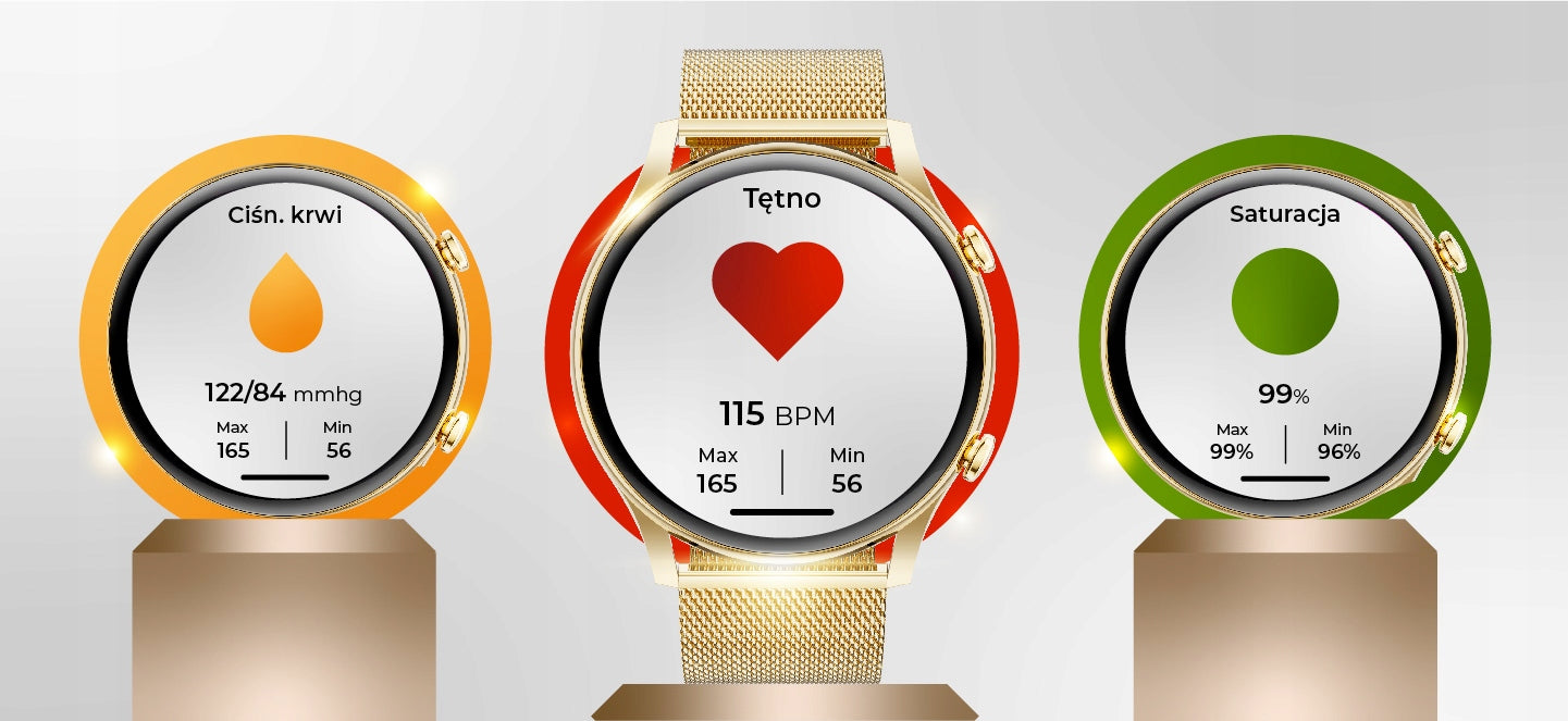 2x Smartwatch Wonderwatch Mi7 Real Gold Model other