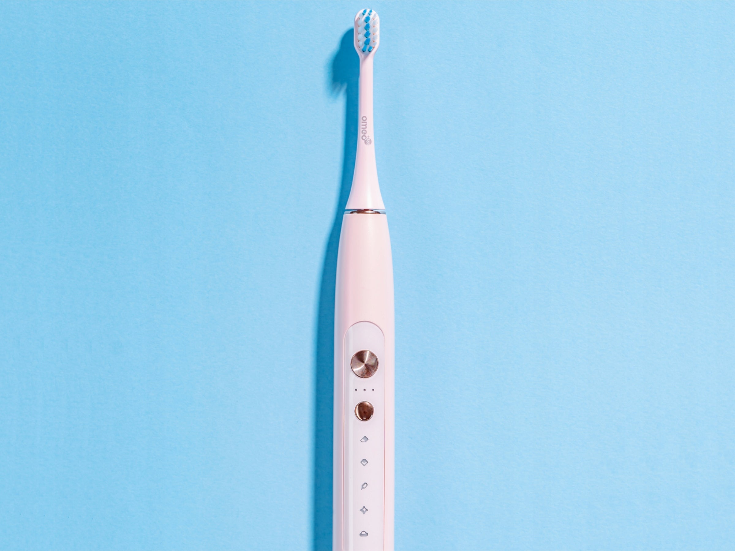2x Sonic Toothbrush OMEO +365 UV Sanitizer Pink + Black Packaging status original