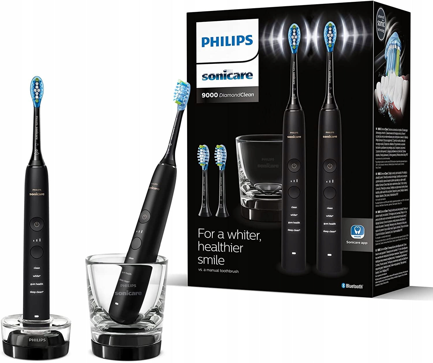 2x Sonicare 9000 Philips HX9914 electric sonic toothbrush