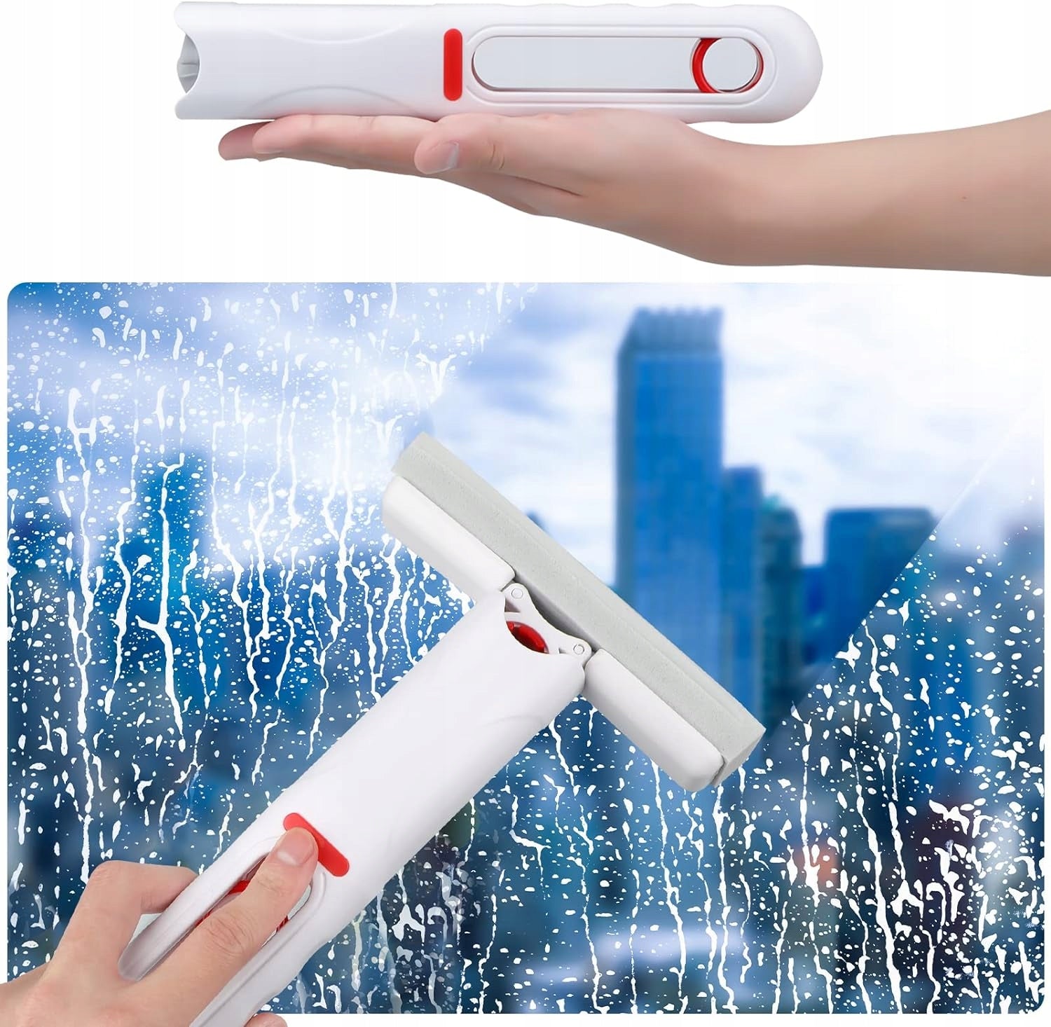 2x Sponge Mop Small Portable Brush with Squeezer Brand no brand
