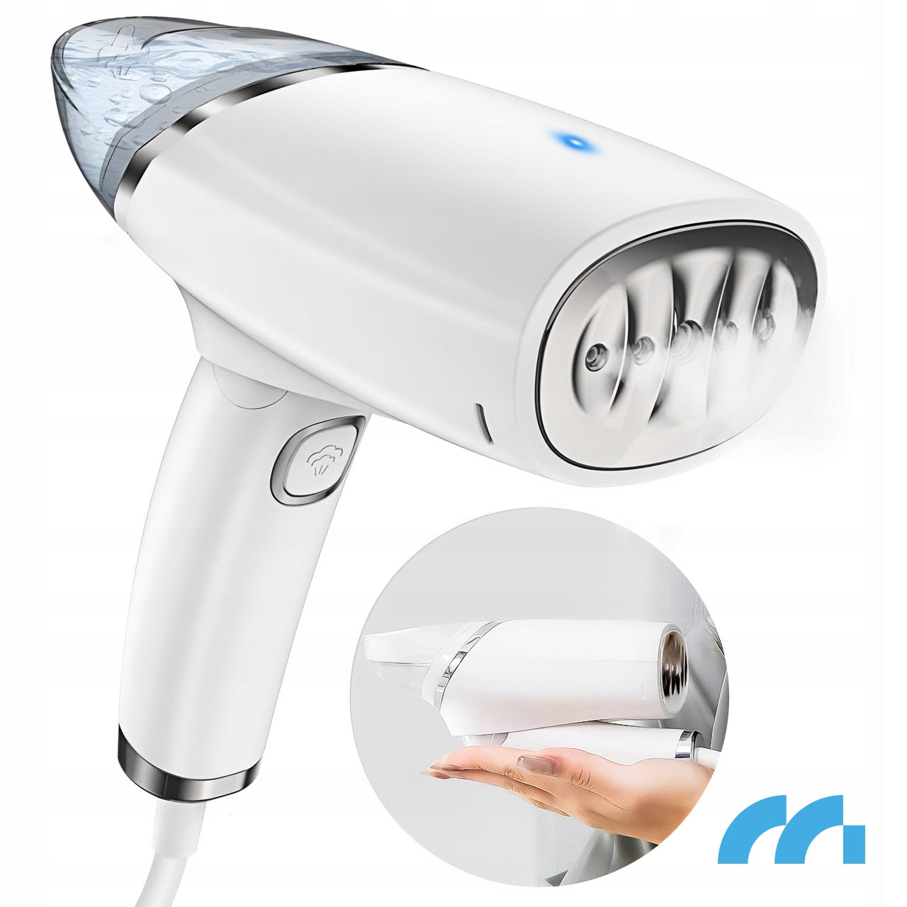 2x Steamer Clothes Steamer Tourist Folded Cover Type handheld