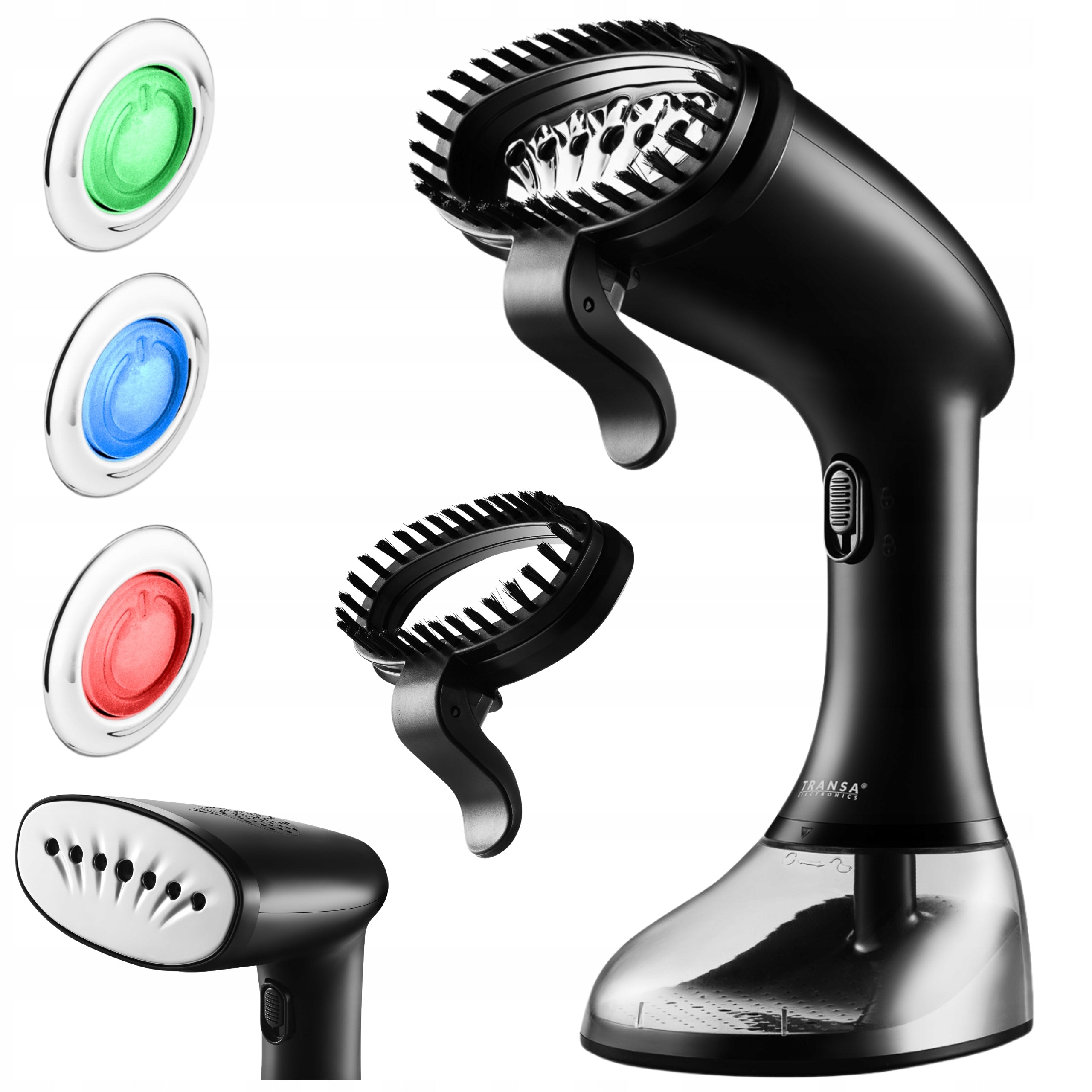 2x Steamer For Clothes Transa Electronics Steammy Black 2000 W