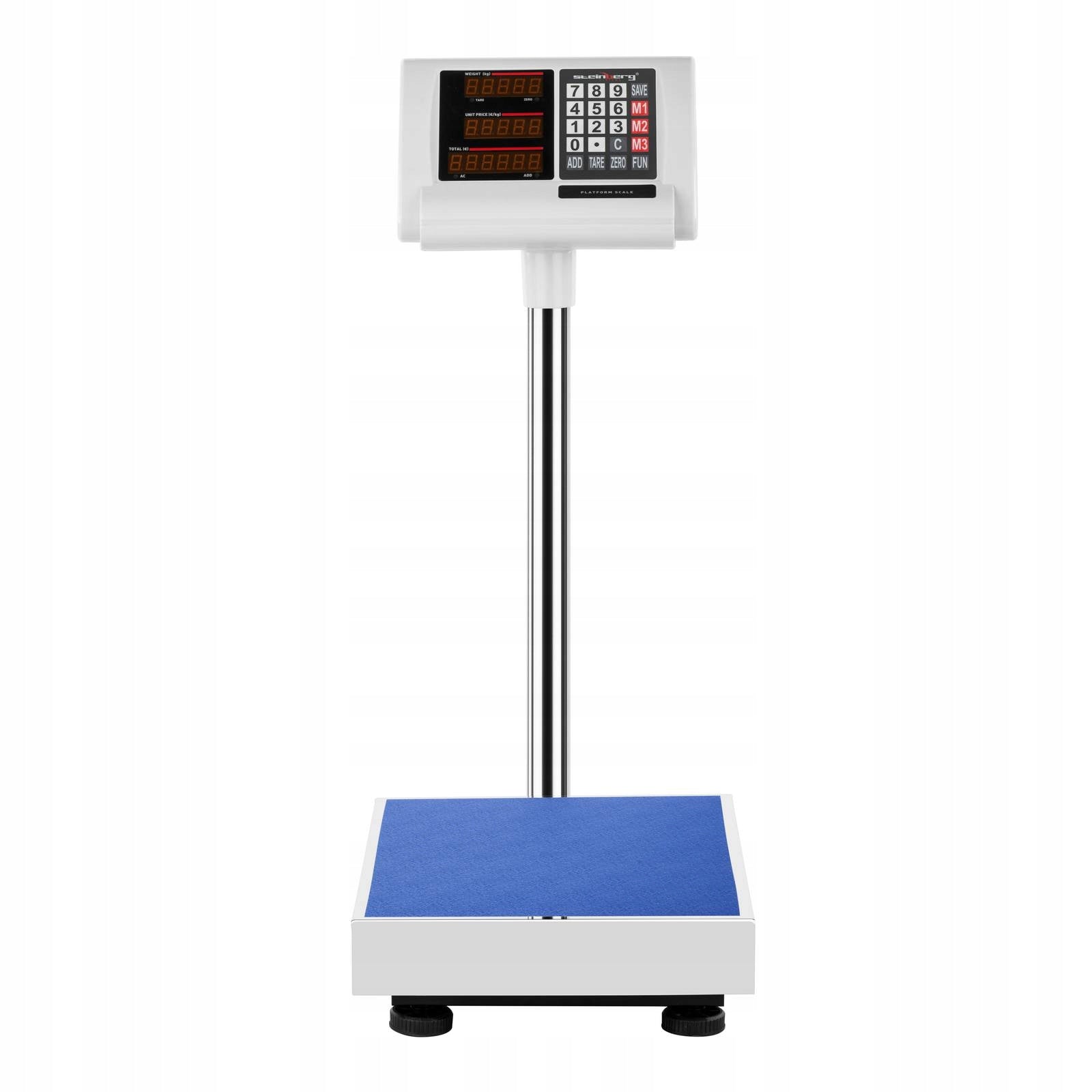2x Storage platform scale 40x50cm power supply + battery 60kg / Manufacturer code SBS-PF-60/10A