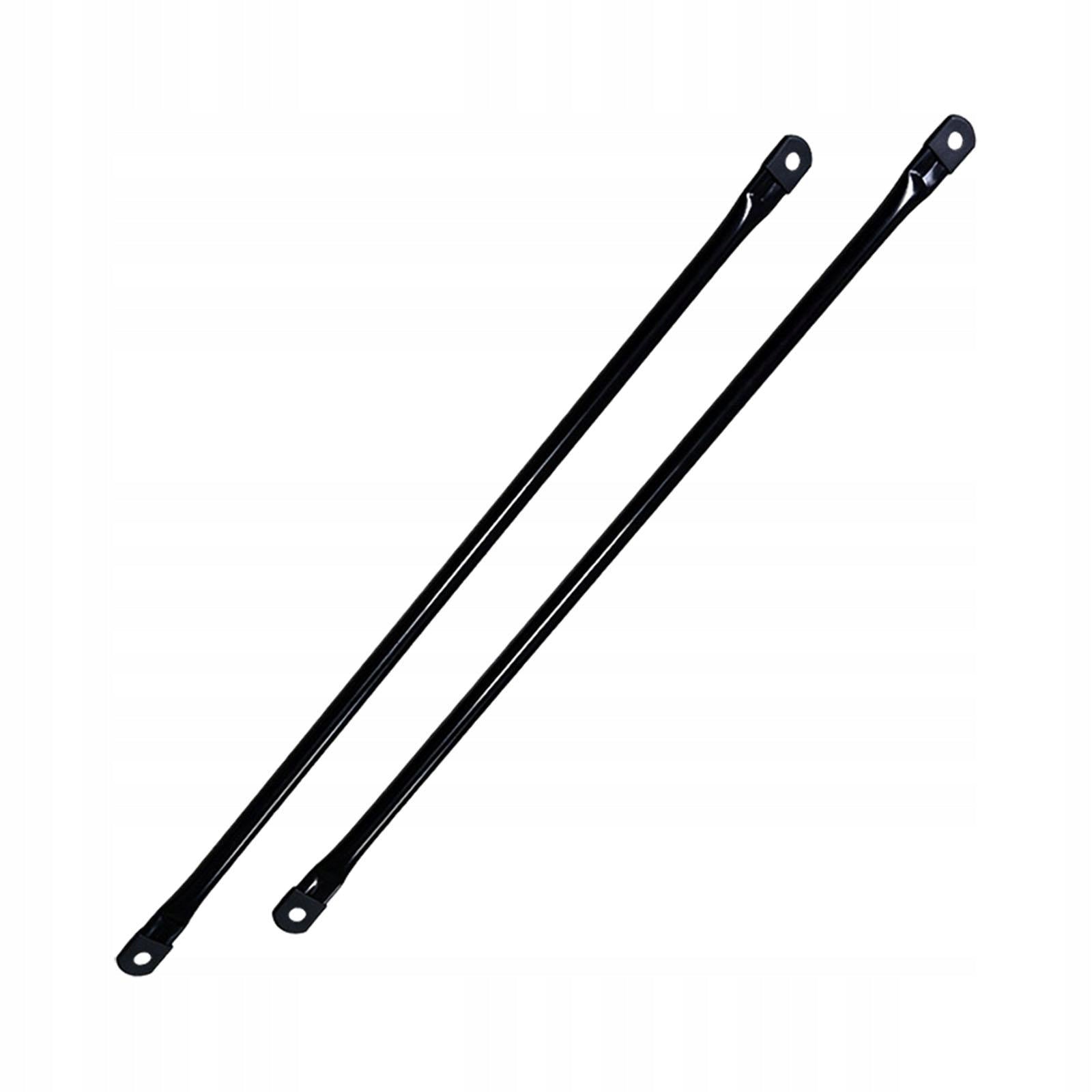 2x Swing Replacement Rods Hanging Poles Swing Arms Metal Rods 70.5 cm Black Kind hammock with rod