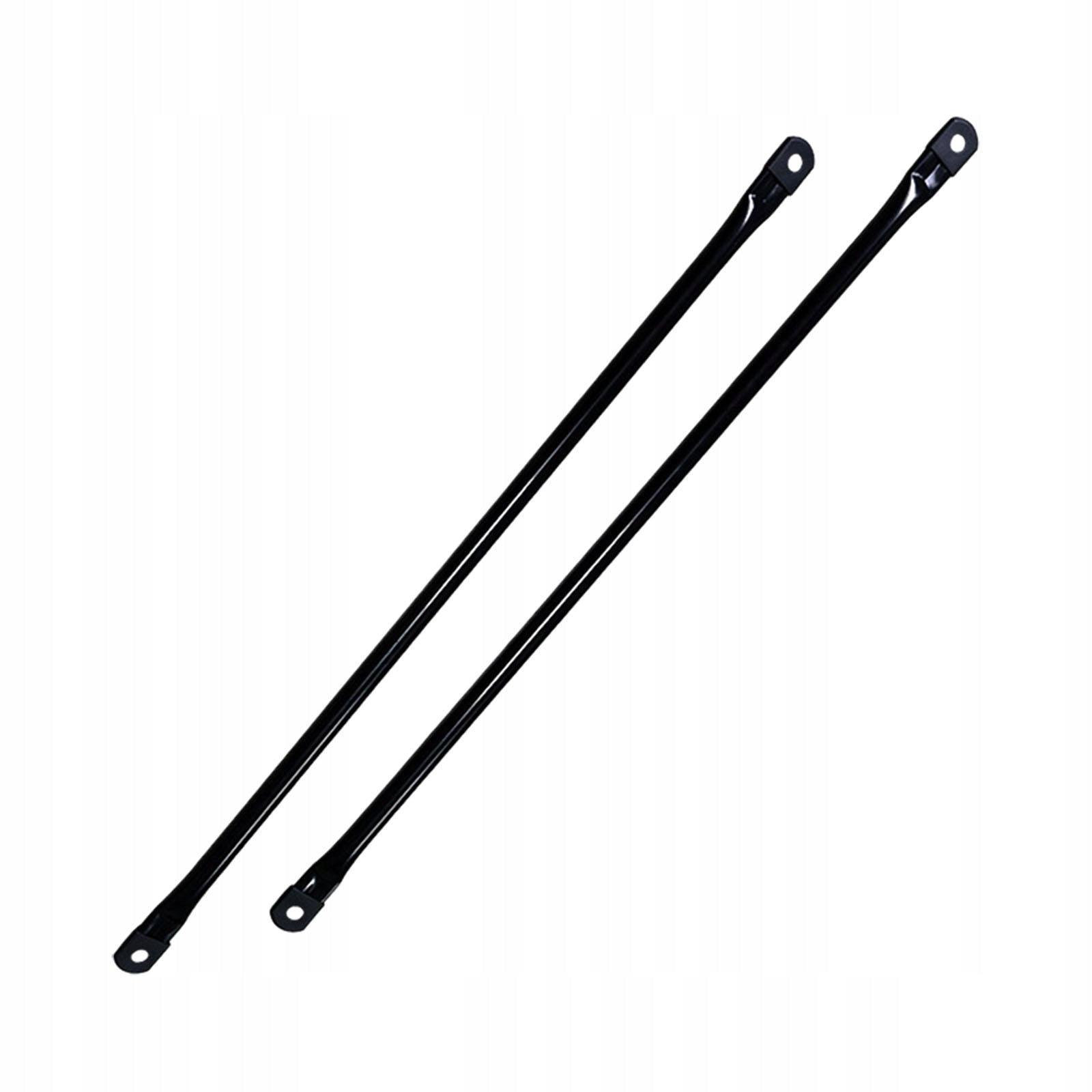 2x Swing Replacement Rods Hanging Poles Swing Arms Metal Rods 70.5 cm Black