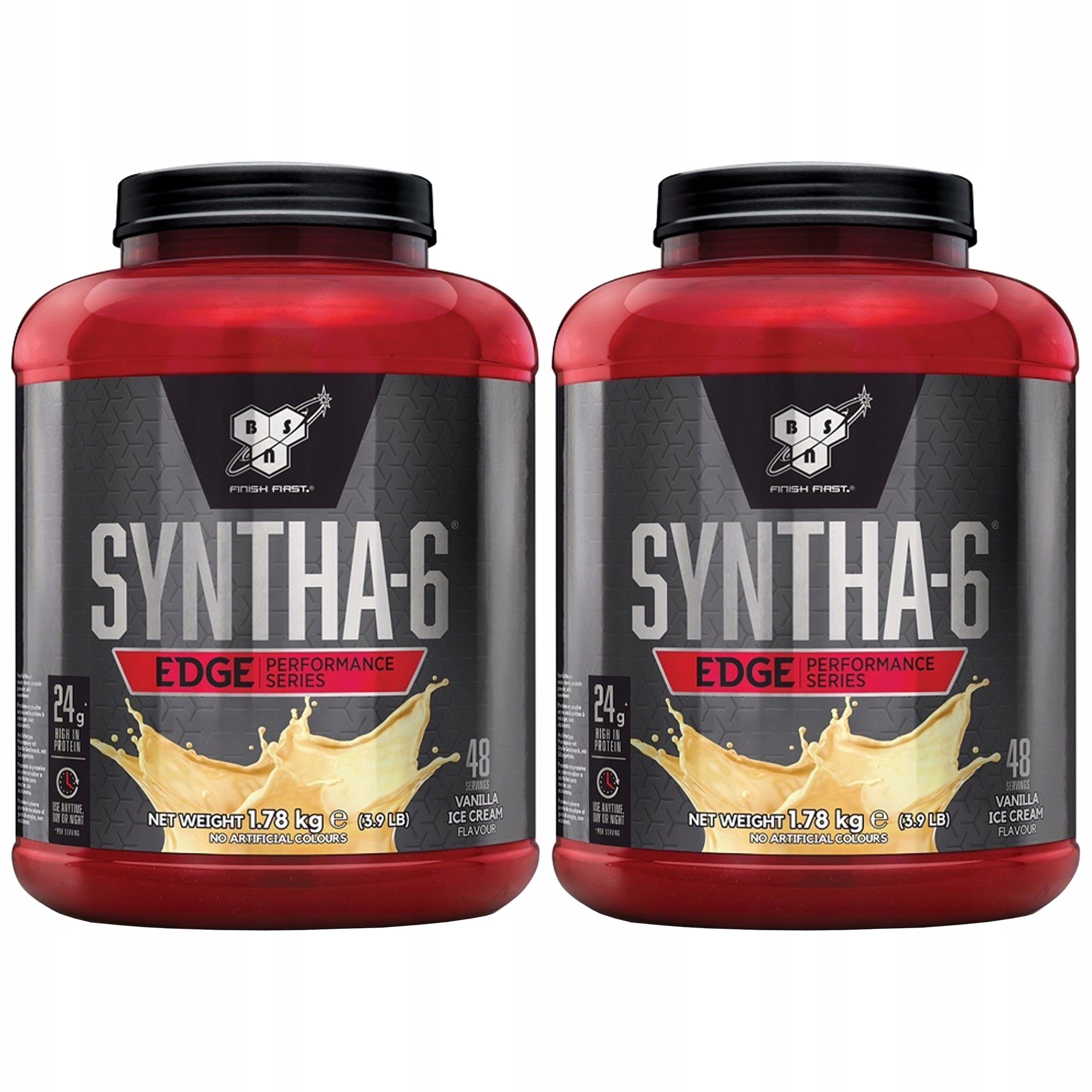 2x Syntha-6 Edge Protein 24g Protein 6 Fraction Muscle Mass BSN