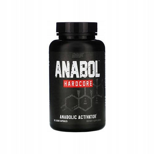 2x TESTOSTERONE BOOSTER ANABOL HARDCORE 60 caps ANABOLIC STRENGTH NUTREX Expiration date at least six months from the date of purchase