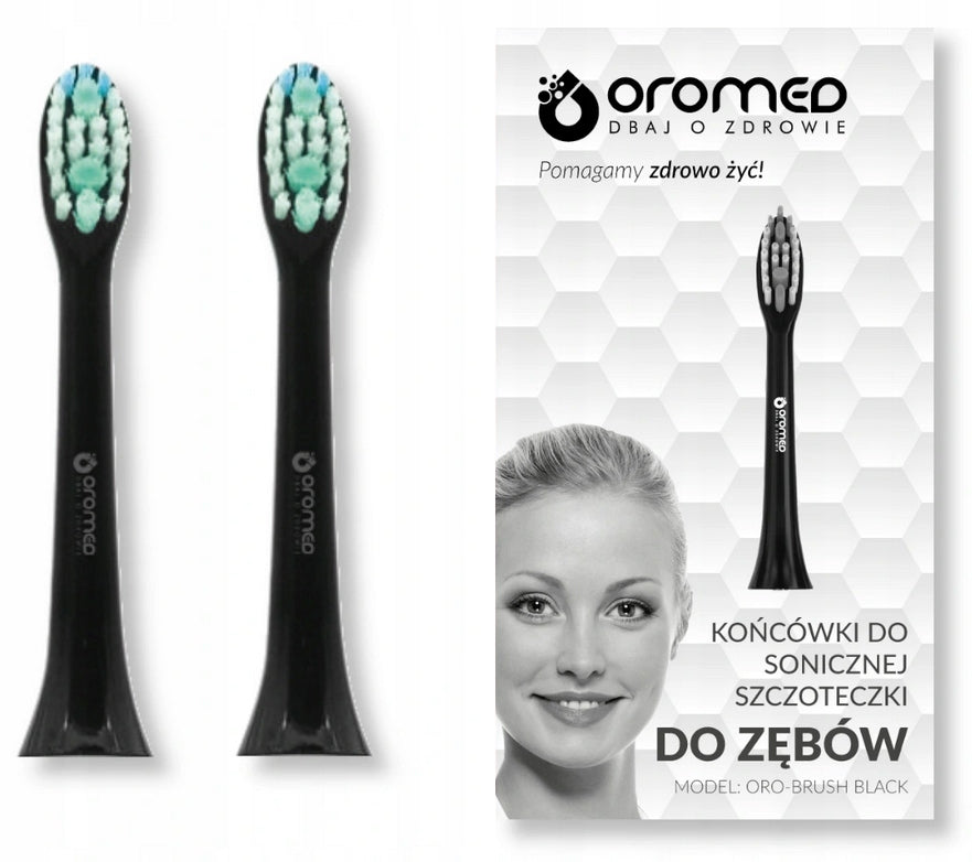 2x TIPS FOR SONIC TOOTHBRUSH OROMED BRUSH