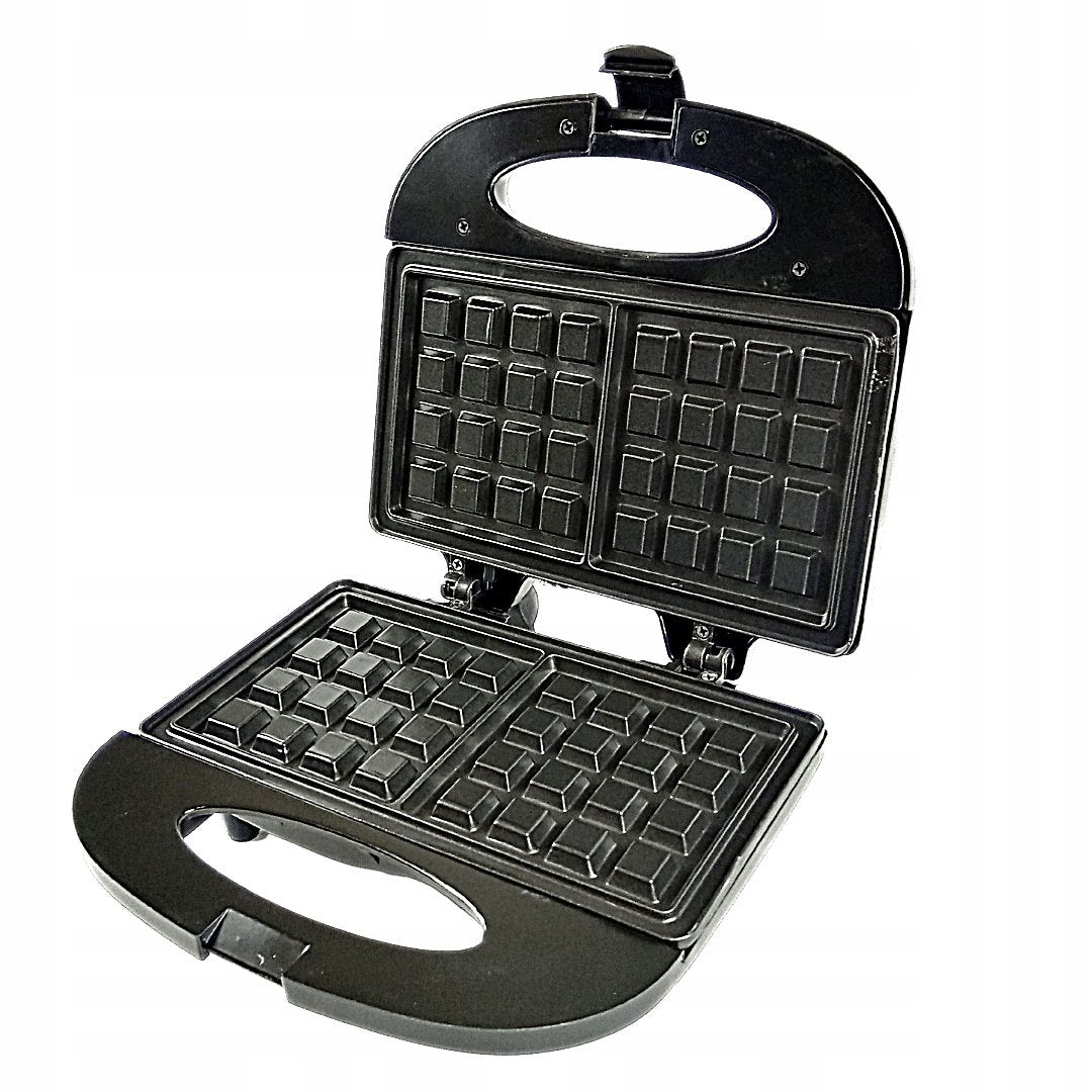 2x TITANUM Raspberry TKT003 waffle iron (750W; black) Model Raspberry